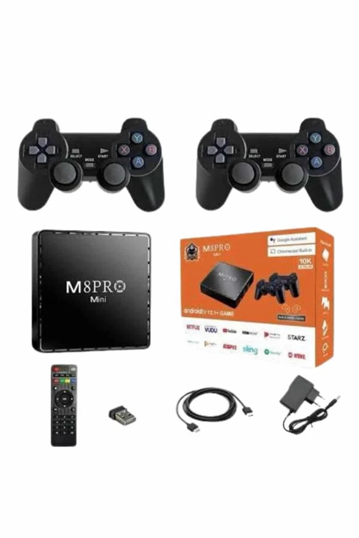 Lisinya BFS 10K Ultra Hd Video Oyun Konsolu Android Tv Box 2.4g Game Stick