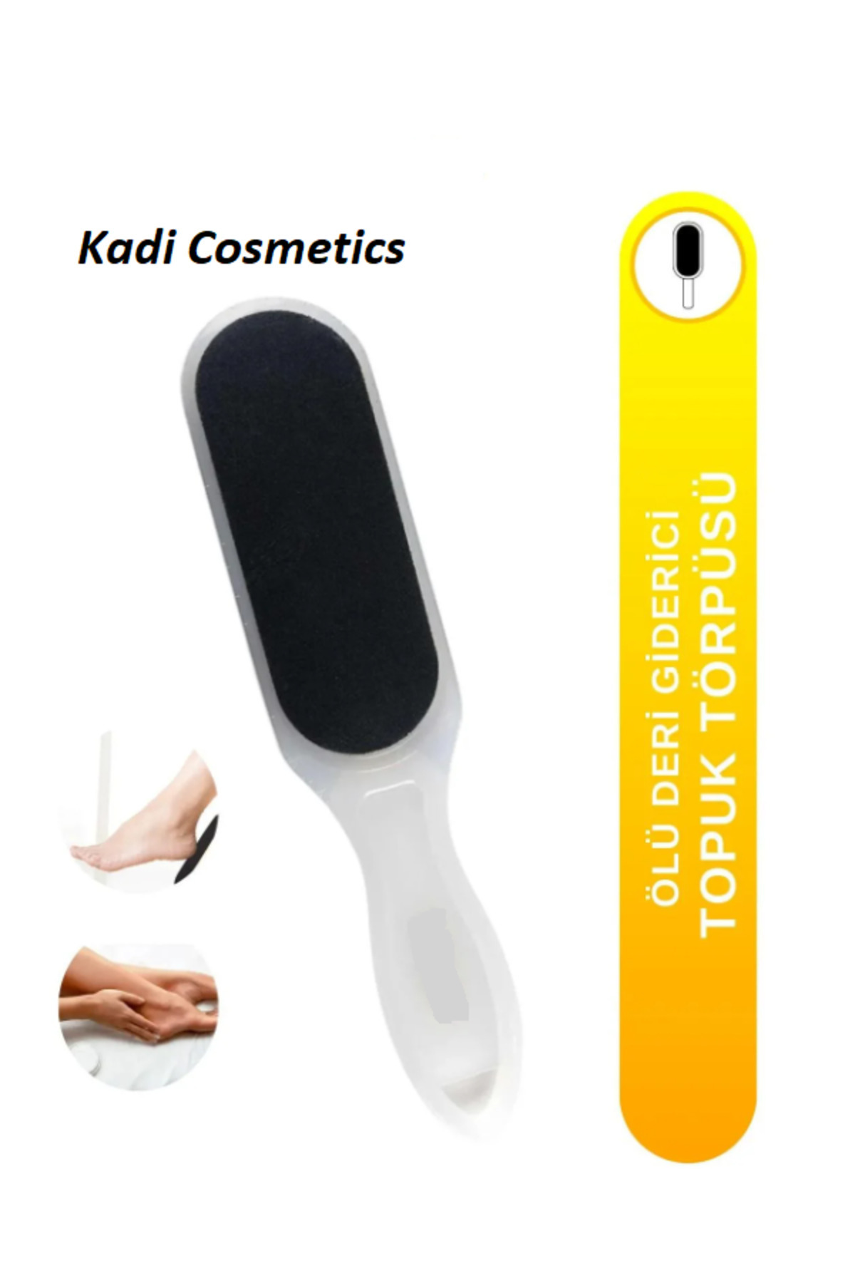 Kadi Cosmetics Plastik Topuk Törpüsü Çift Taraflı