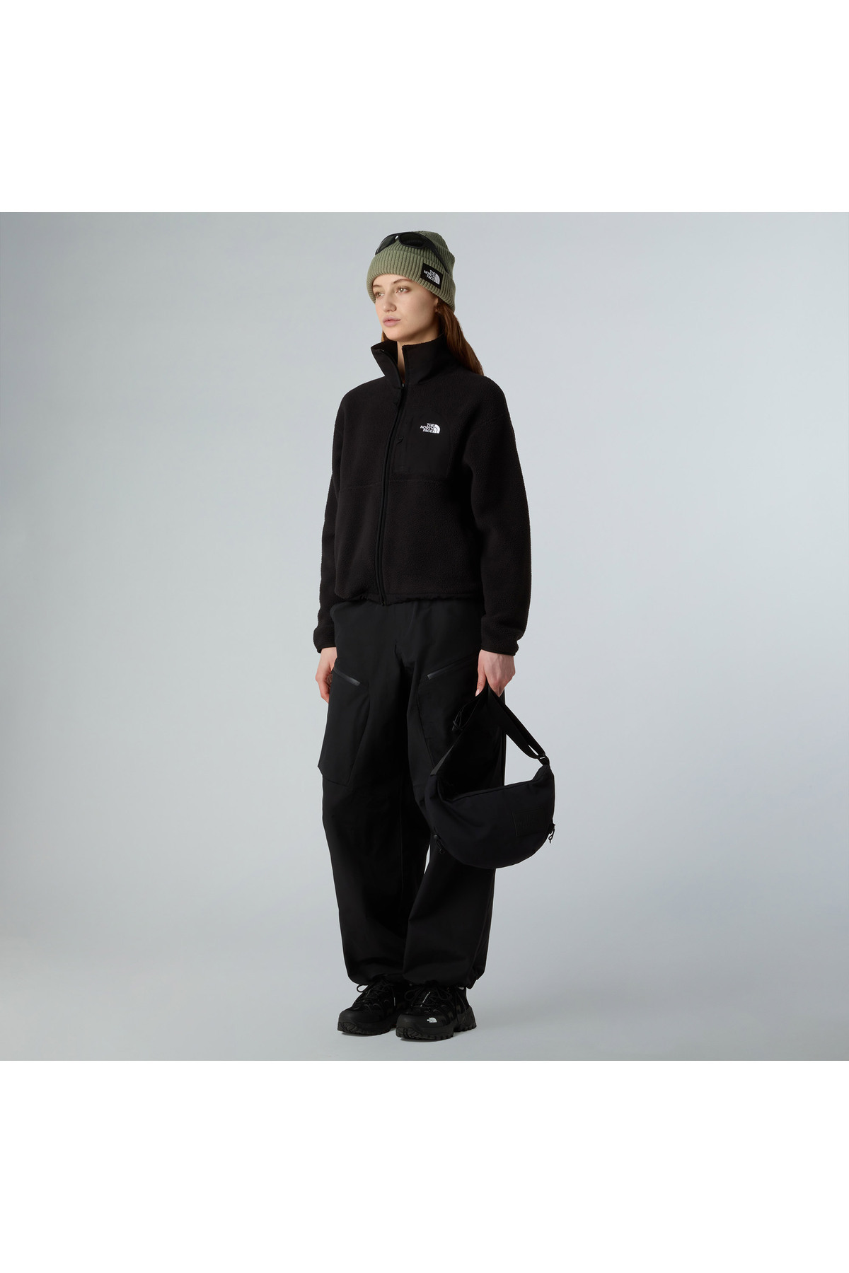 THE NORTH FACE Yumiori Off-Peak Full Zip Kadın Siyah Polar Mont görsel 4