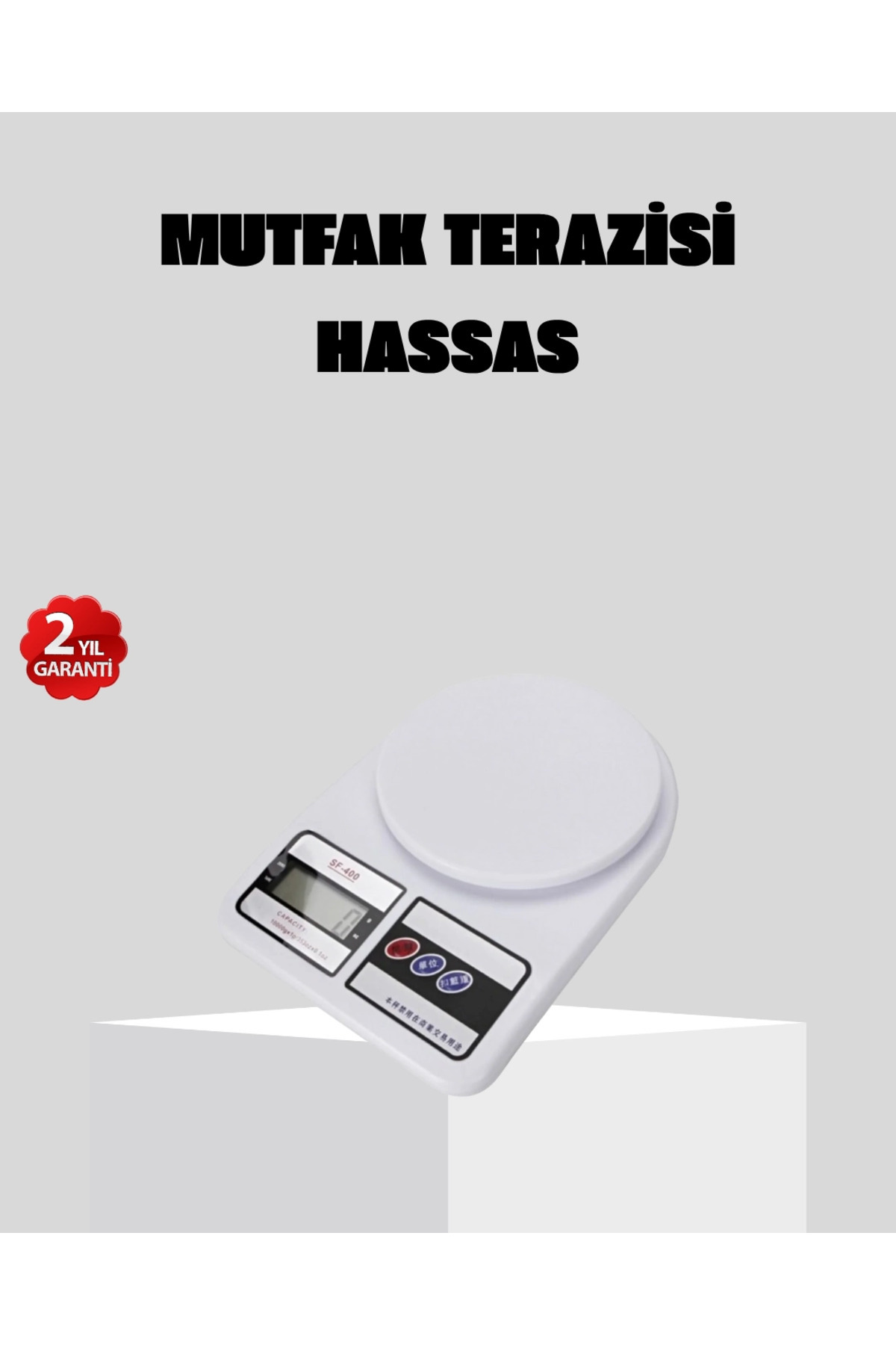 Kuzgun Ticaret BFS LCD Ekranlı Hassas Dijital Mutfak Terazisi – 5kg Kapasite, 1g Hassasiyet
