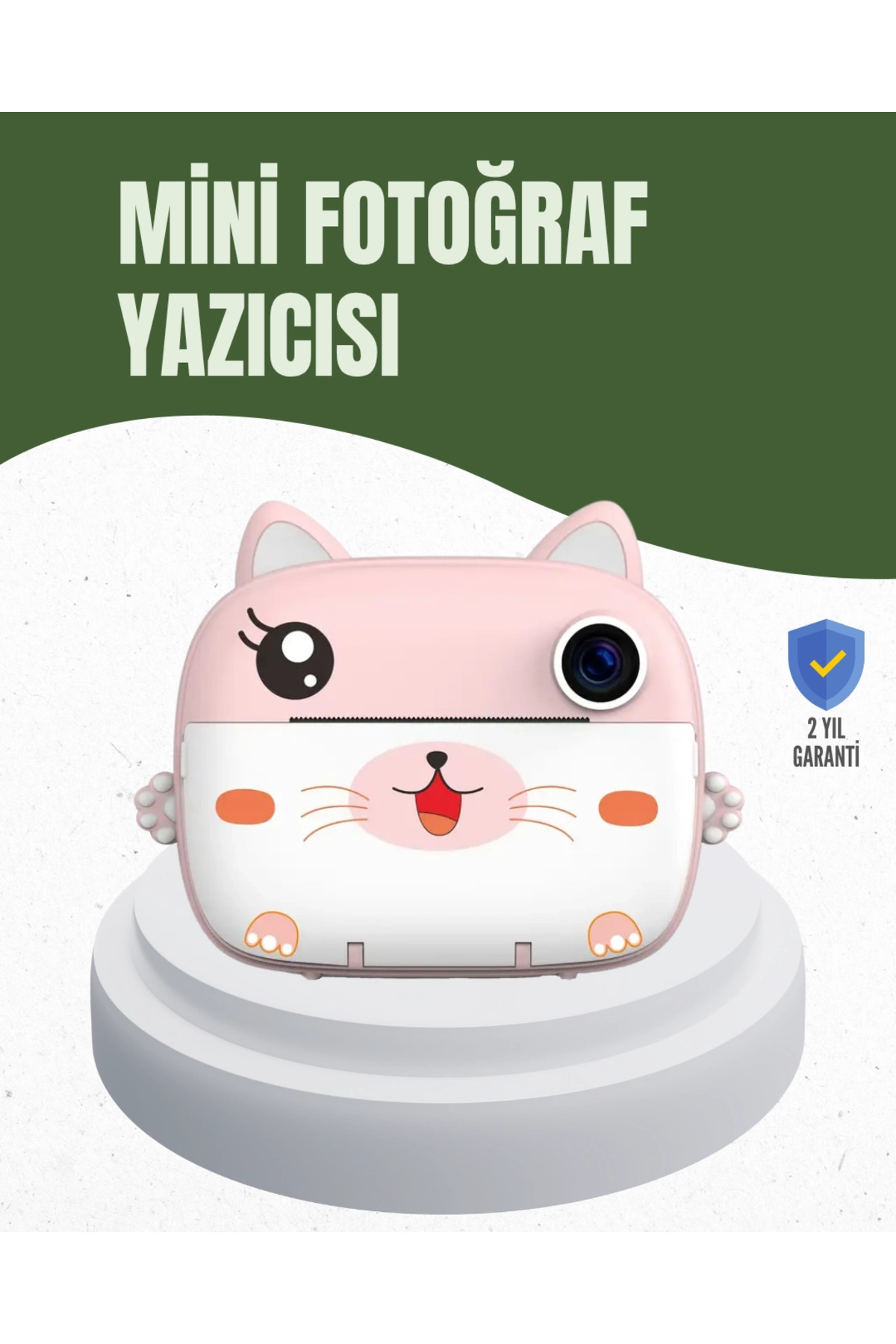 Belle Fusion BFS 64GB TF Kart Destekli Çoklu Dil Seçeneği Sunan Anında Baskı Kamera