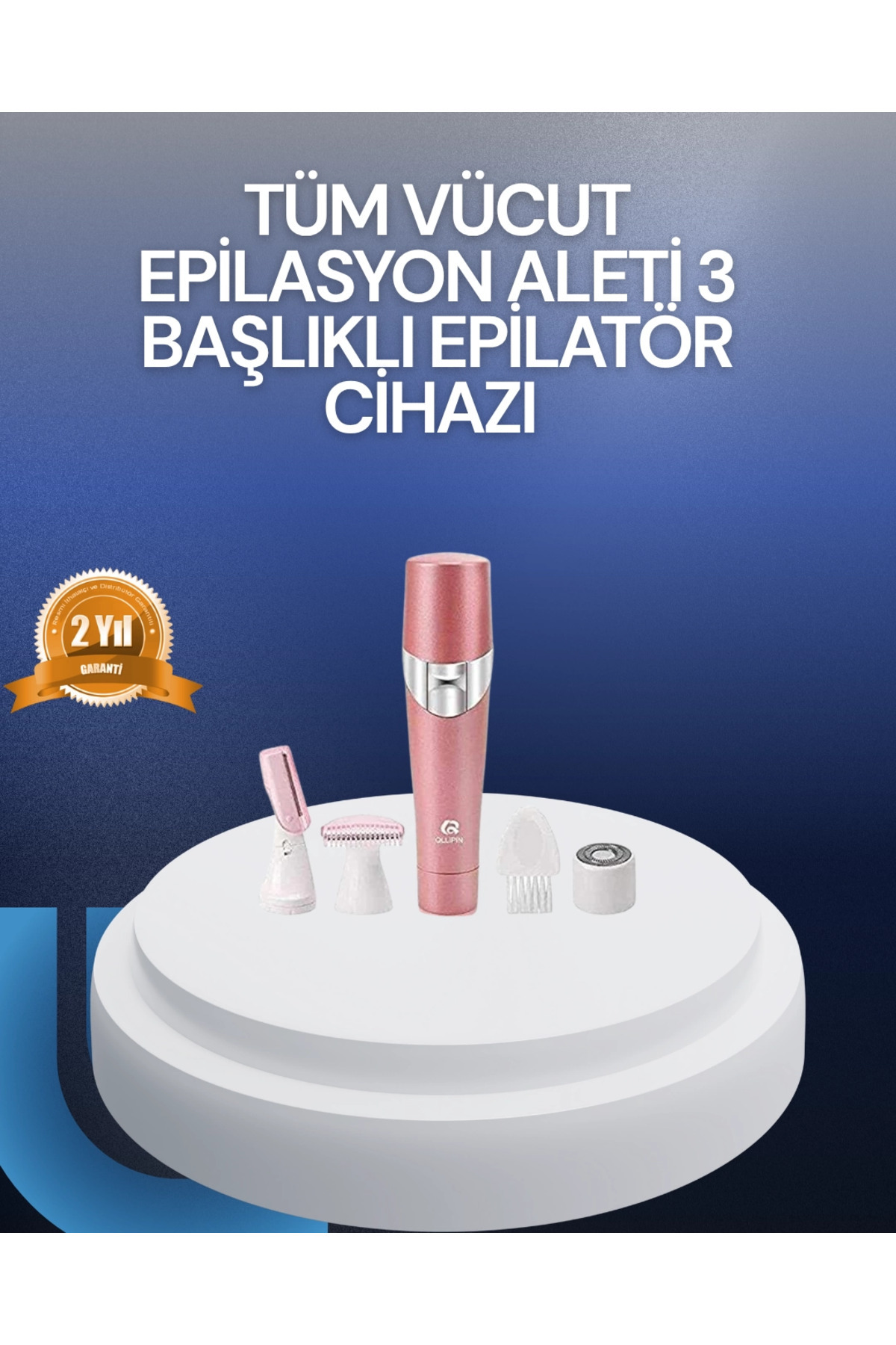 Lisinya BFS Yüz ve Vücut Tüy Temizleme Makinesi 3 Farklı Başlıklı