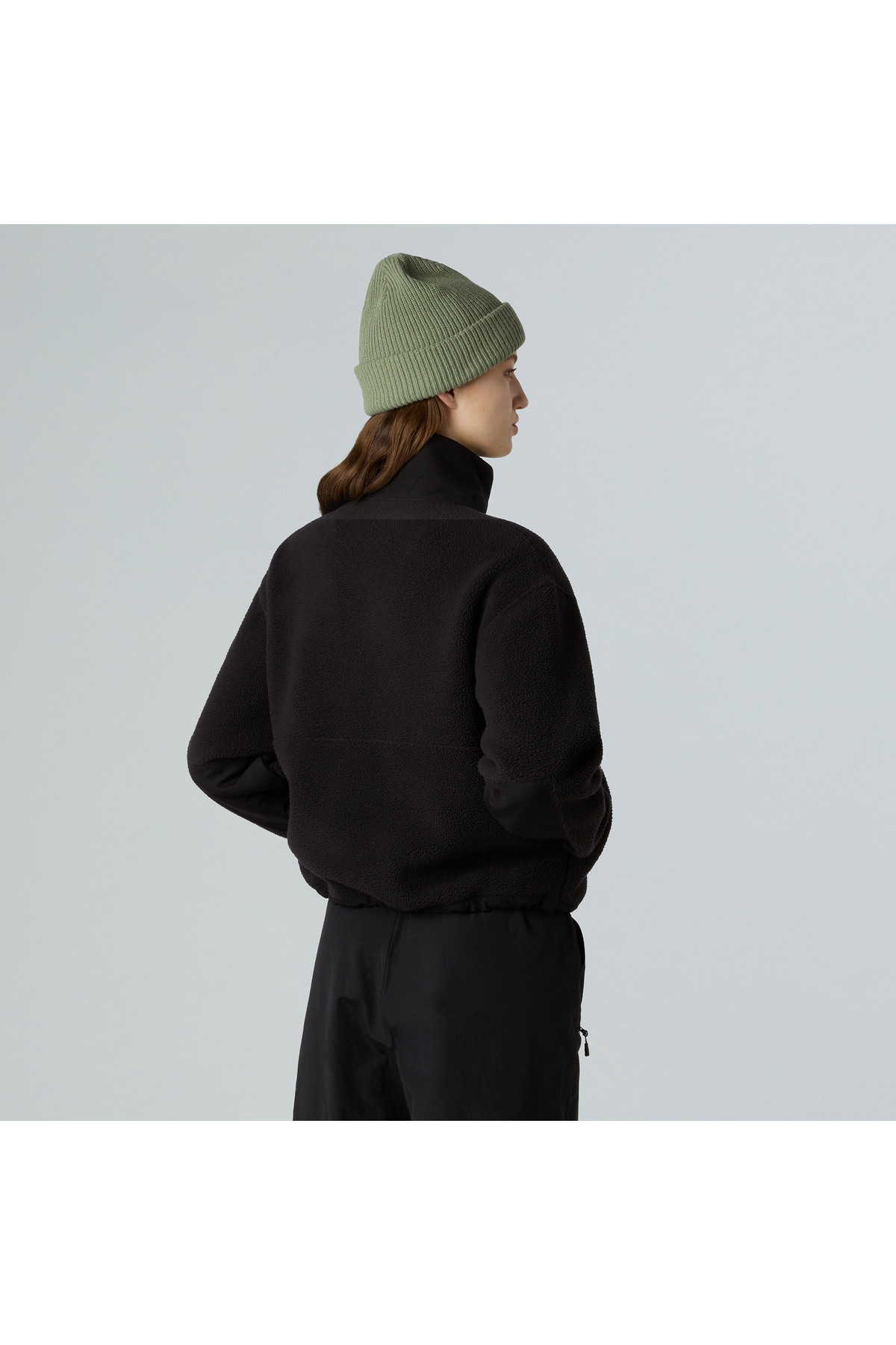 THE NORTH FACE Yumiori Off-Peak Full Zip Kadın Siyah Polar Mont görsel 3