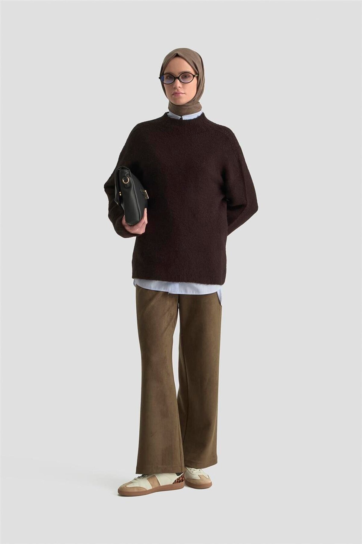 بافتنی ساده 25KD6001 مشکی Armine