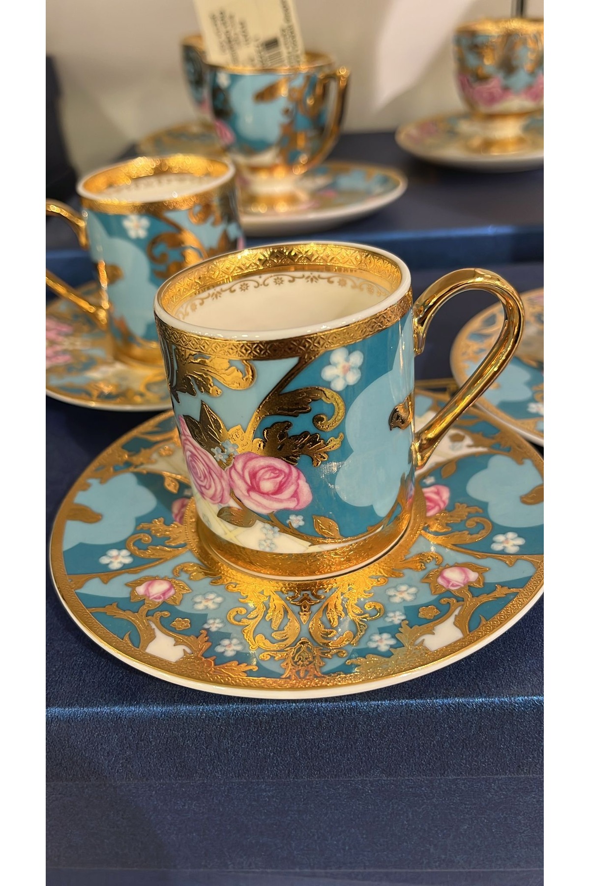 hediye ESTERHOMEDECOR 6 Kişilik porselen kahve fincan takımı - Fiyatı ...