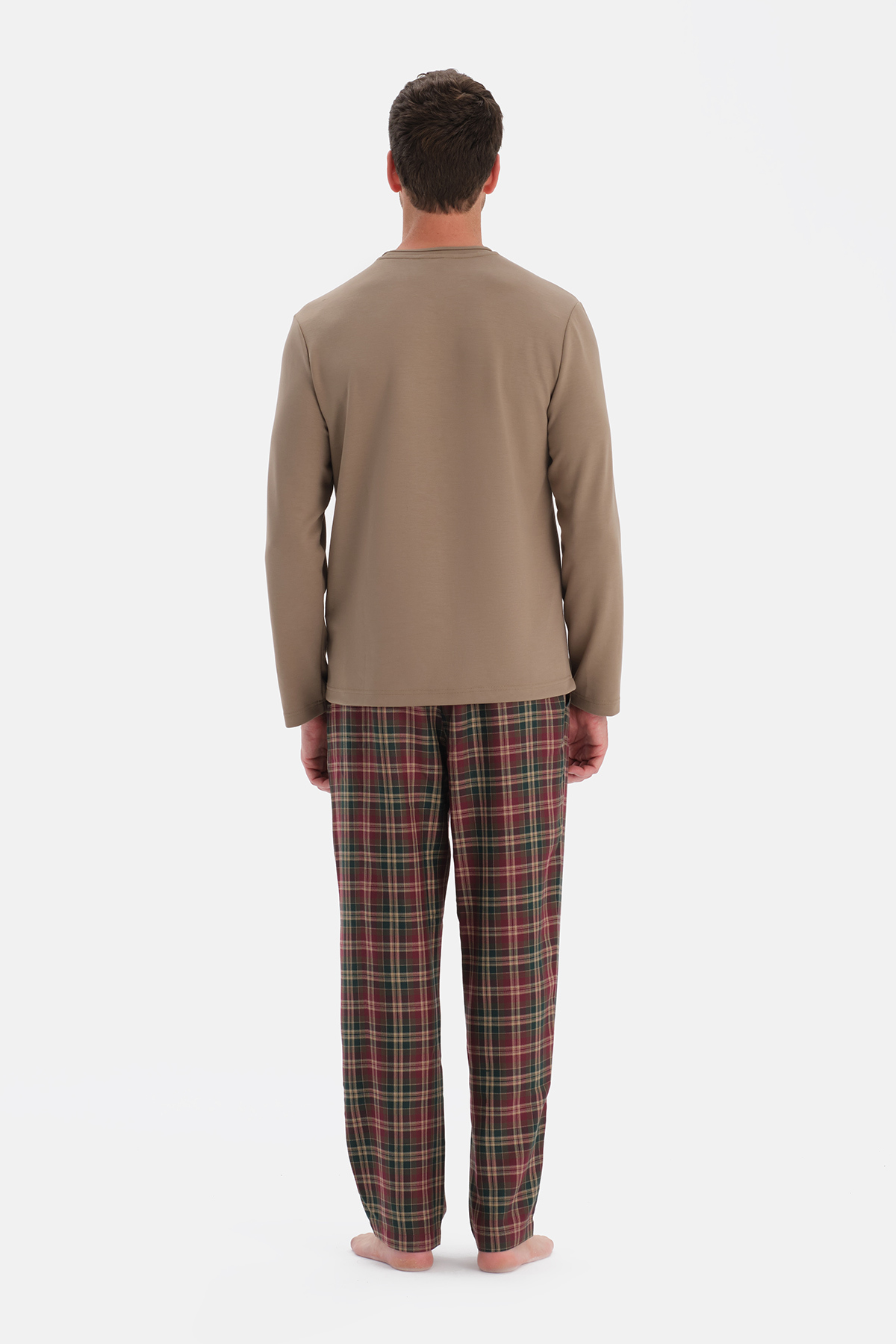Dagi Sütlü Kahve Uzun Kollu Pijama Üst görsel 2