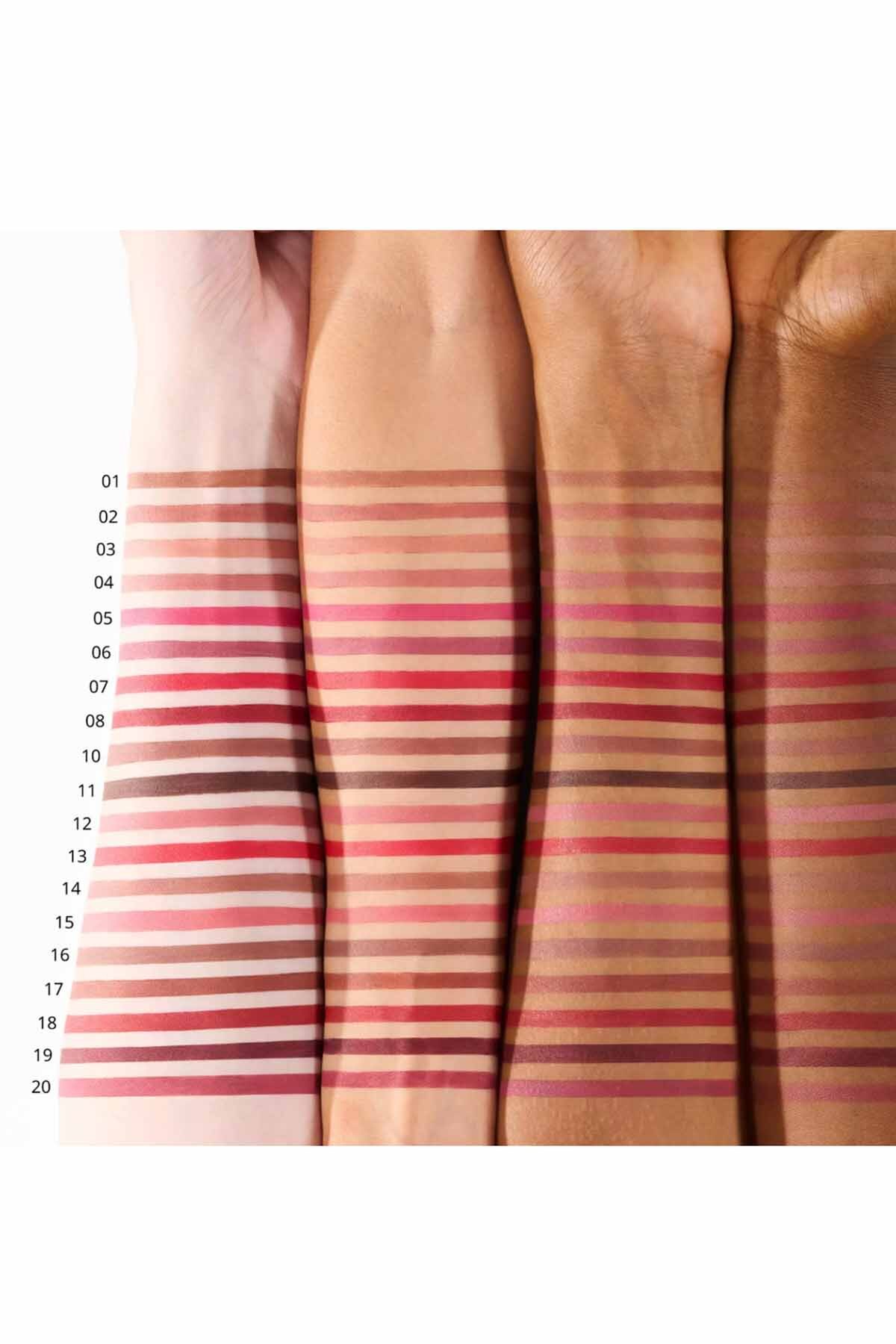 مداد لب 8H Matte Comfort No: 19 — رنگارنگ 68451 — تصویر 6 از 6