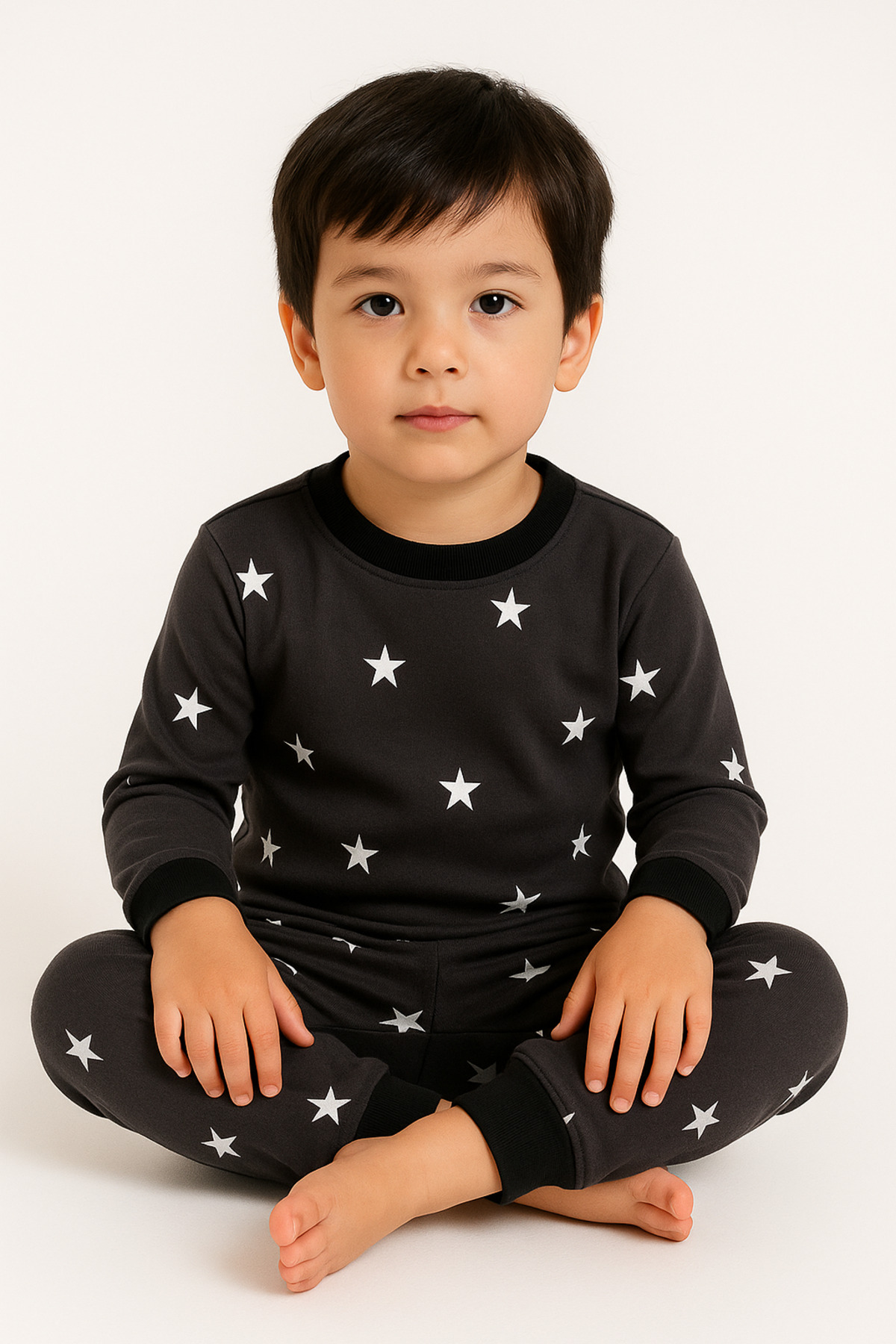Oz Baby Unisex Termal Süet Pijama Takımı 1-4 Yaş | Yeni Sezon Dolgulu Çocuk-Bebek Pijama fotoğrafı 6 (önizleme)