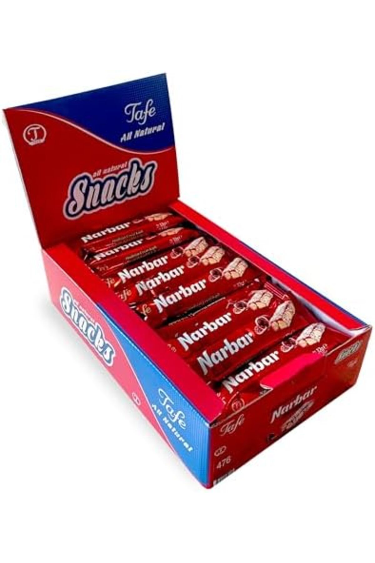 STOREMAX Tafe Narbar - Nar Aromalı Hindistan Cevizi Kaplı Fındıklı Lokum Bar 32'li Paket 1175735