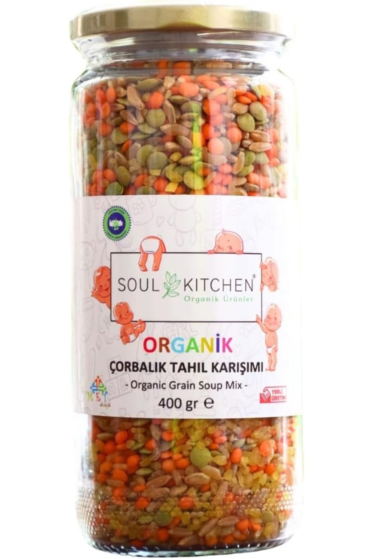 STOREMAX Soul Kitchen Organik Çorbalık Tahıl Karışımı cam 400gr 1174223
