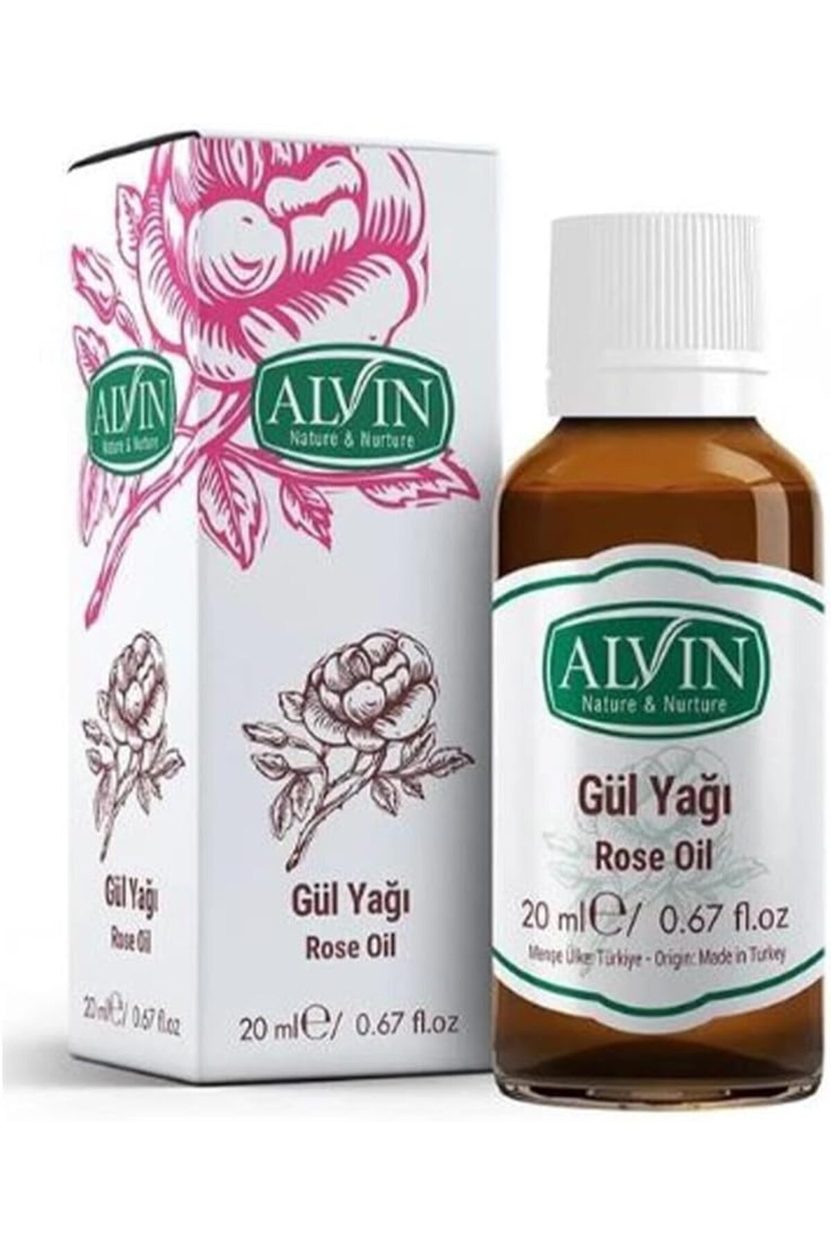 STOREMAX Alvin Gül Yağı, Doğal, Bitkisel Yağ, 20 ml 1174223