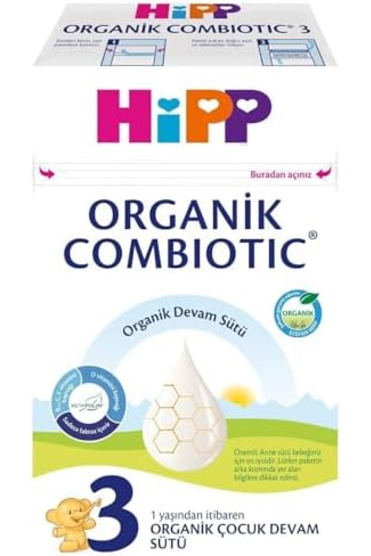 STOREMAX HiPP 3 Organik Combiotic Devam Sütü 600 gr 1174223