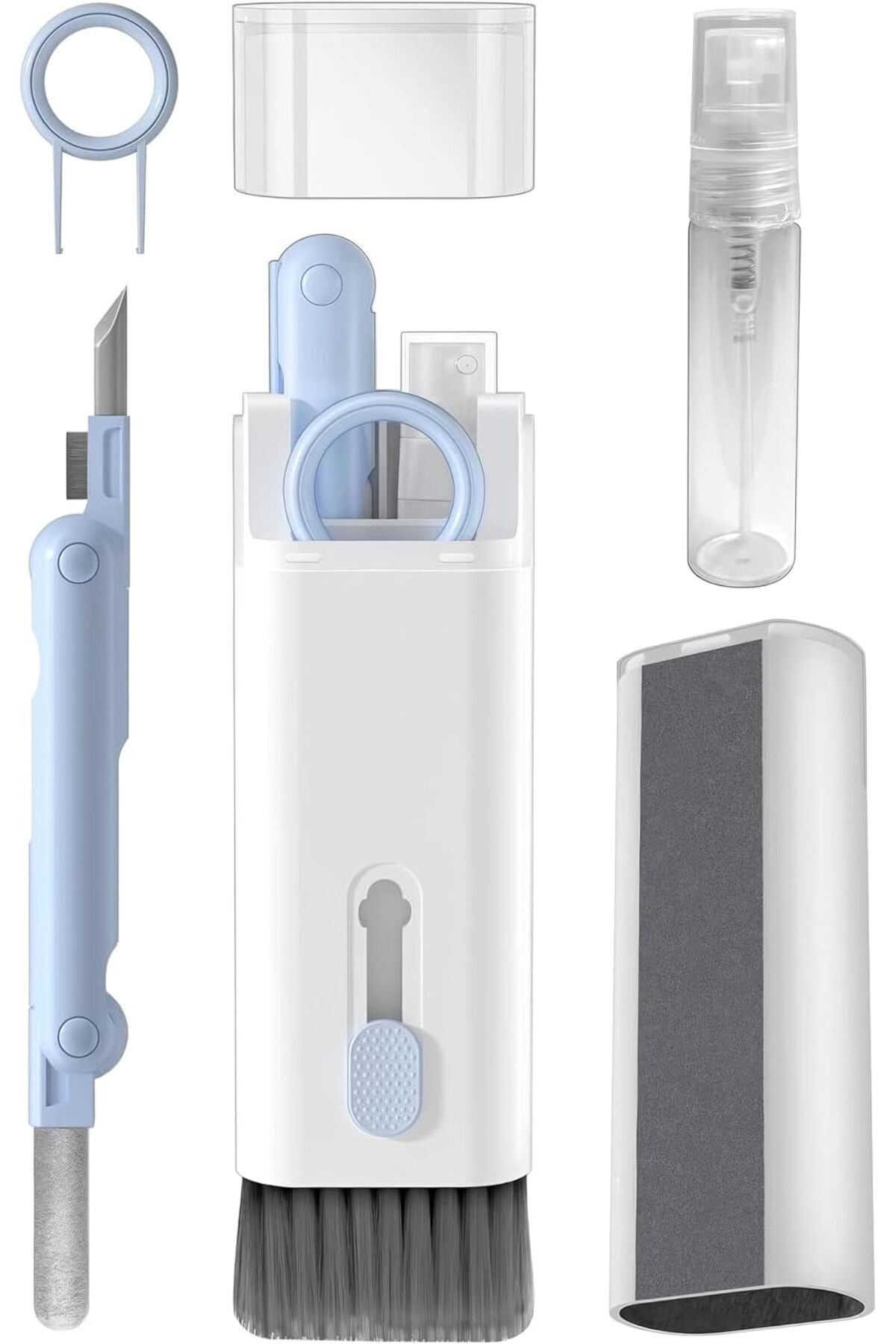 STOREMAX 1 Arada Elektronik Temizlik Kiti – Klavye,, Laptop, Ekran, Kulaklık ve Telefon için Çok Amaçlı Fırça