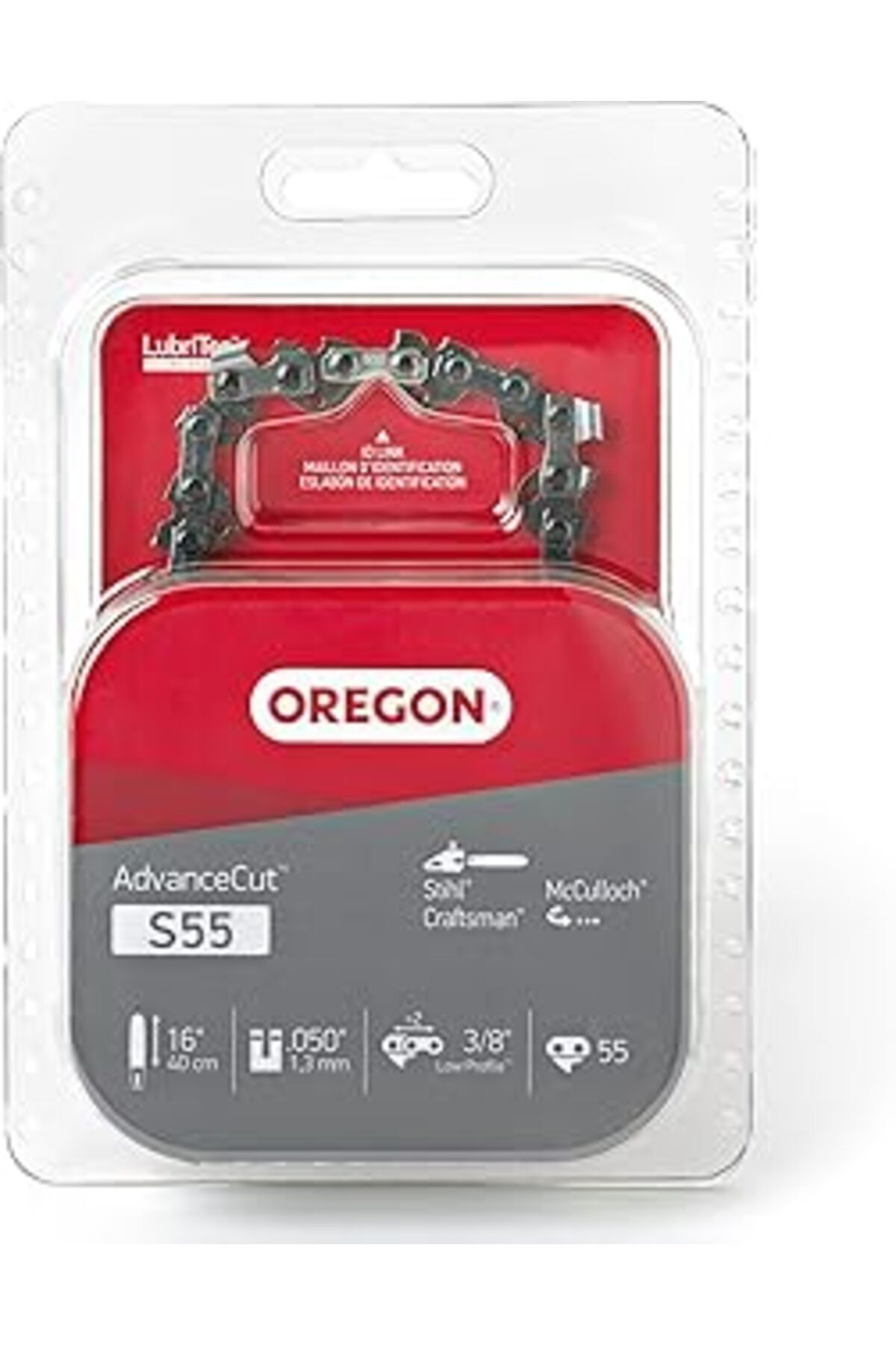 STOREMAX S55 AdvanceCut Motorlu Testere Zinciri 16 inç Bar -55 Tahrik Bağlantıları için – düşük geri tepmeli