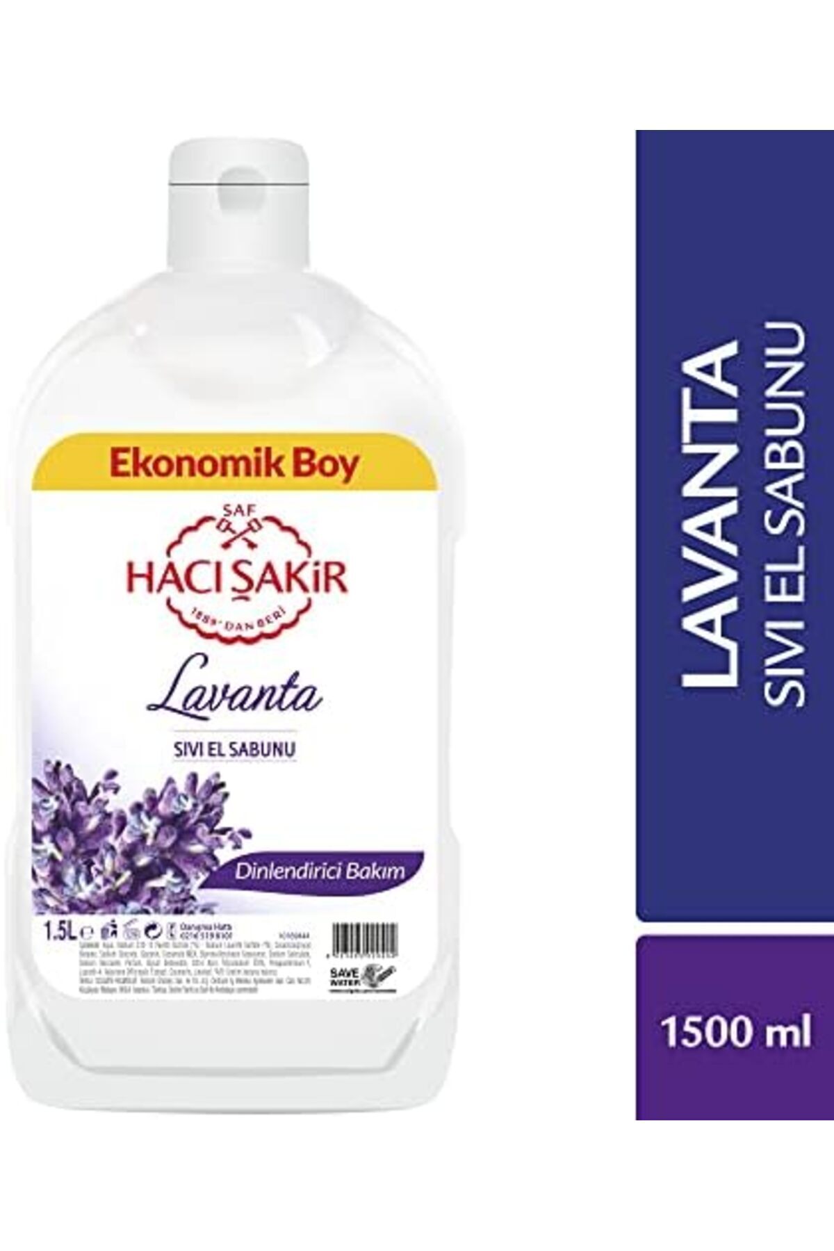STOREMAX Hacı Şakir Sıvı Sabun, Lavanta,1500 ml 1178367