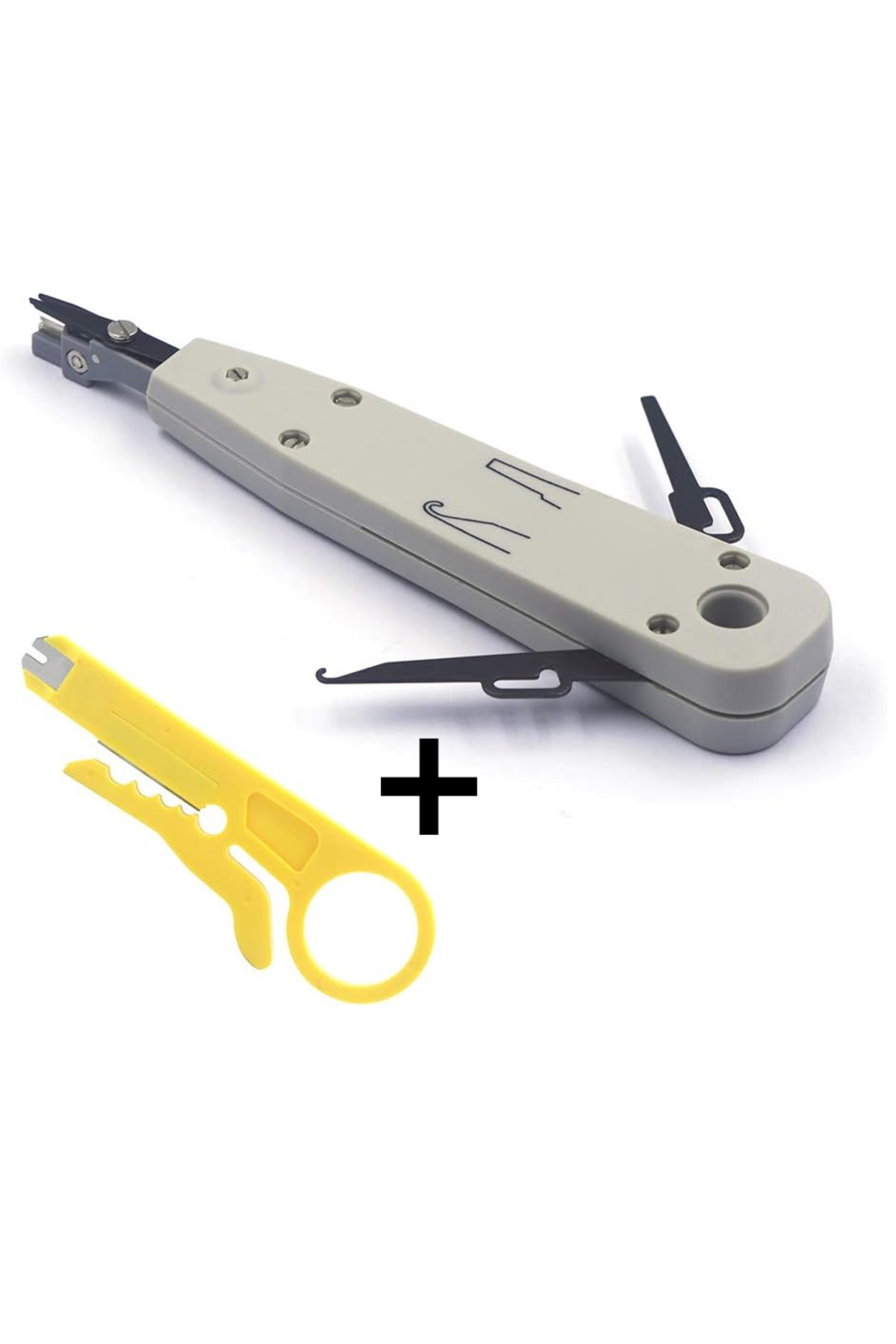 Anunnaki Telefon İrtibatlama Profesyonel Çok Fonksiyonlu Krone Pense ve Kablo Soyucu Makas