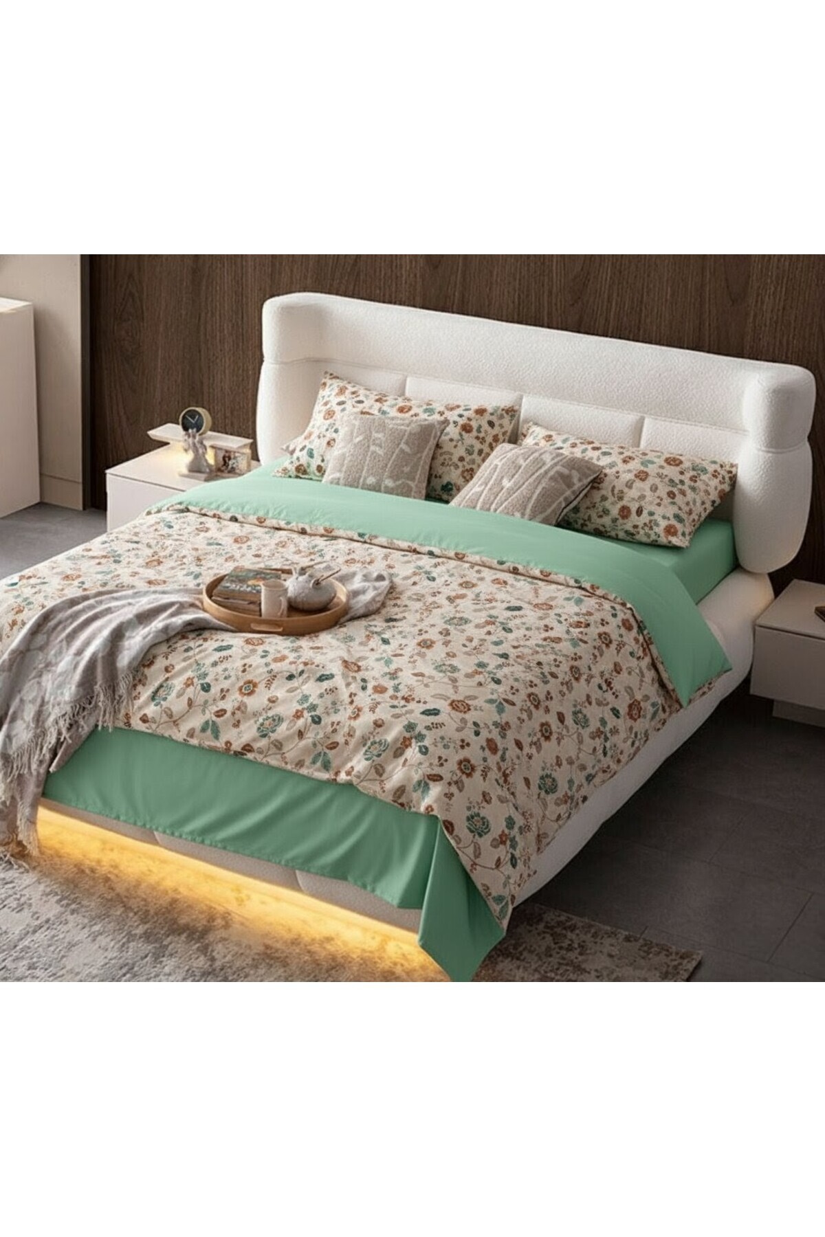 LEYDİ HOME EV TEKSTİLİ %100 Pamuk Özel Tasarım Ve Dikim Nevresim Takımı