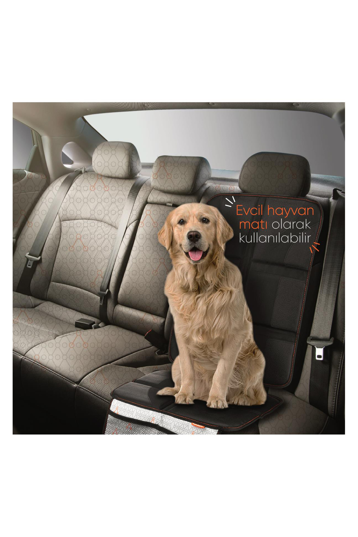 Gezenbebe Kalın Pedli Araba Koltuk Koruyucu fotoğrafı 5 (önizleme)