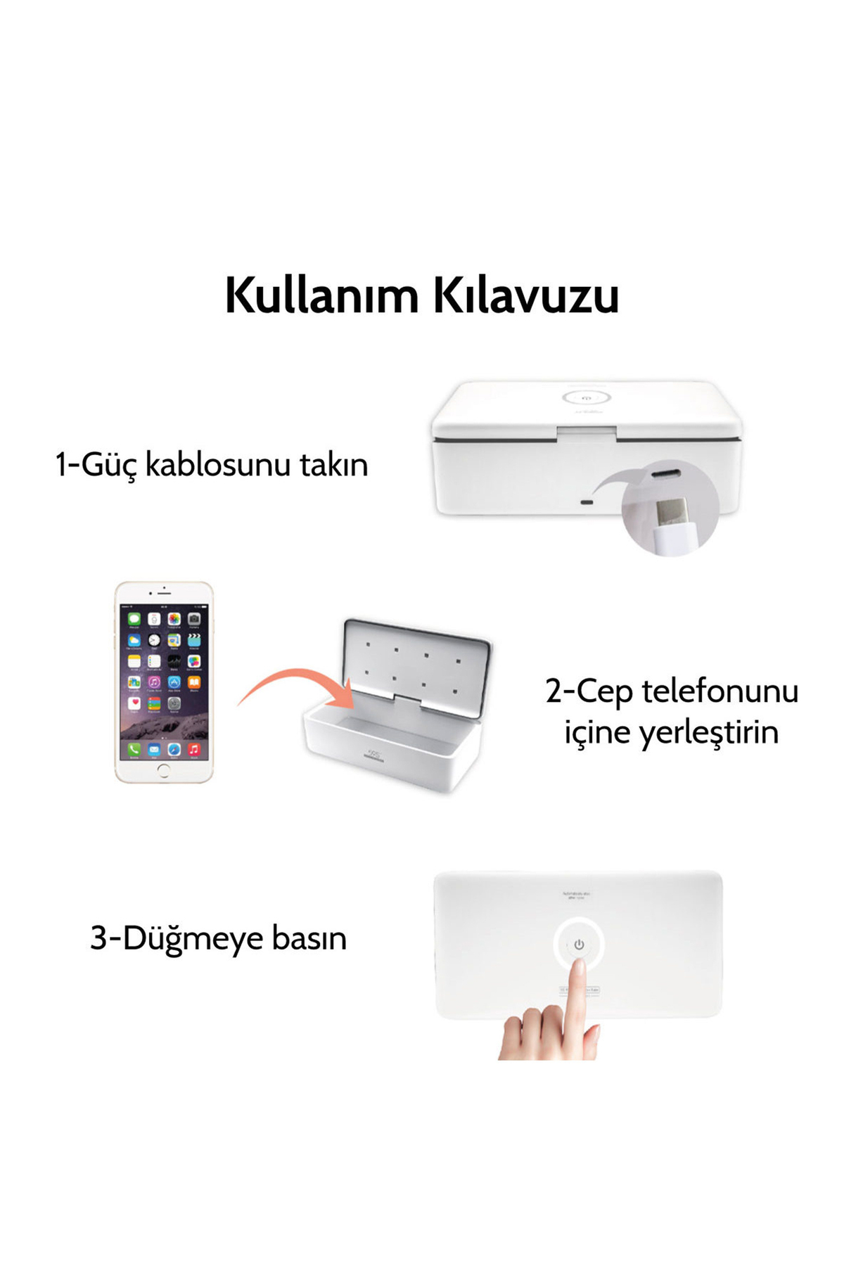 59s S2 Ultraviyole-c Led Sterilizasyon Kutusu fotoğrafı 6 (önizleme)