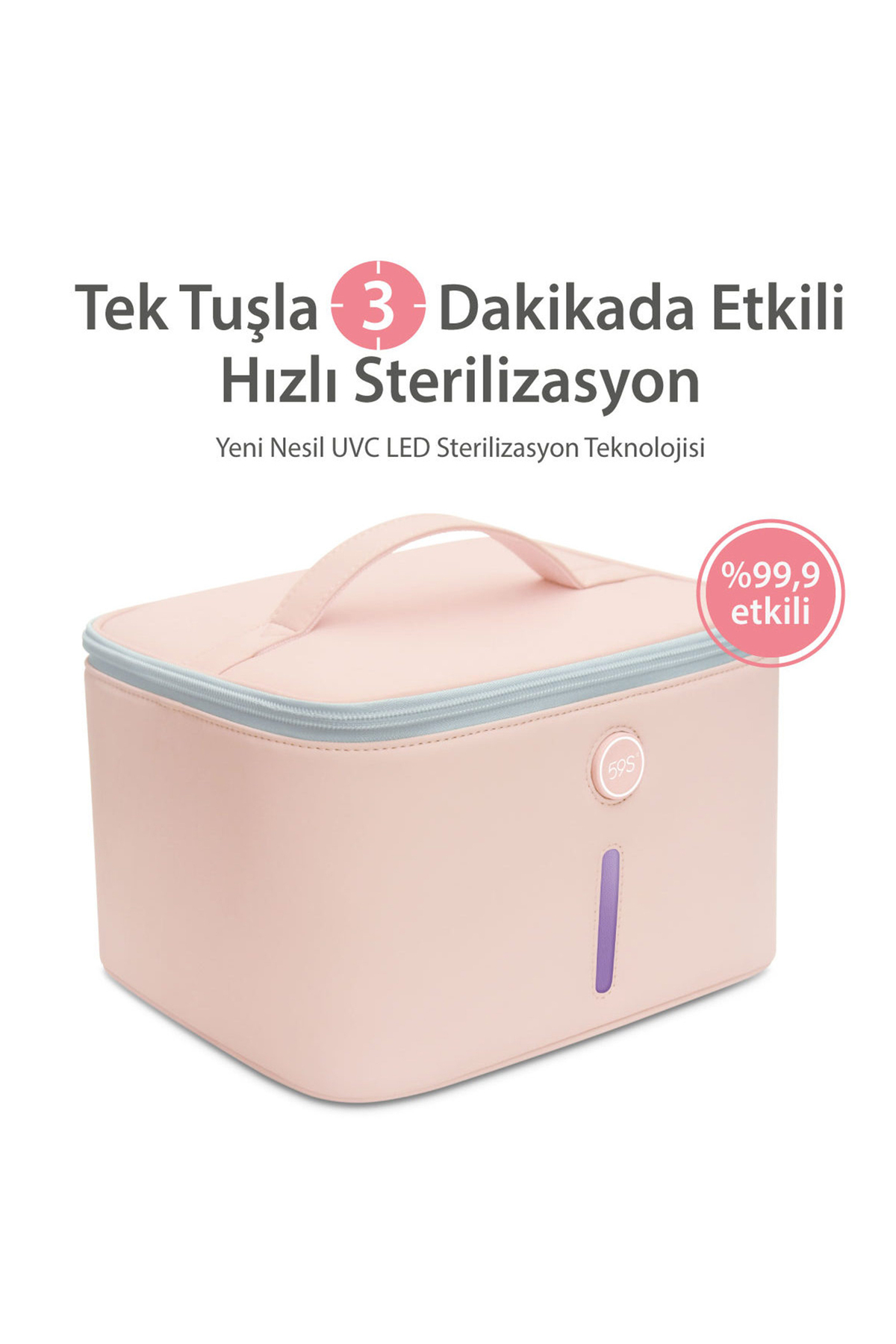 59s P26 Ultraviyole Uvc Çok Fonksiyonlu Sterilizasyon Çantası fotoğrafı 7 (önizleme)