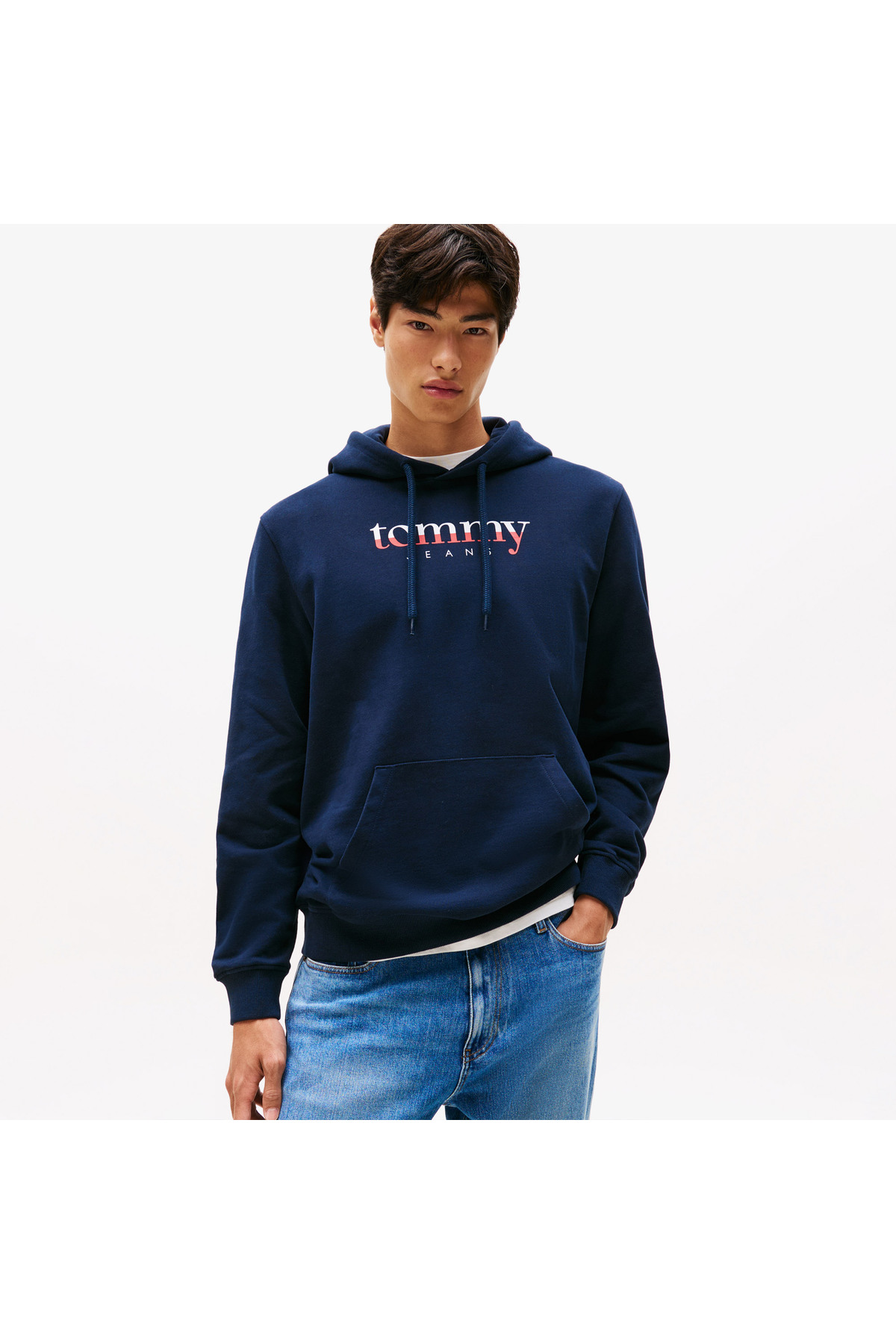 تامی هیلفیگر سویشرت آبی مردانه معمولی تامی جینز