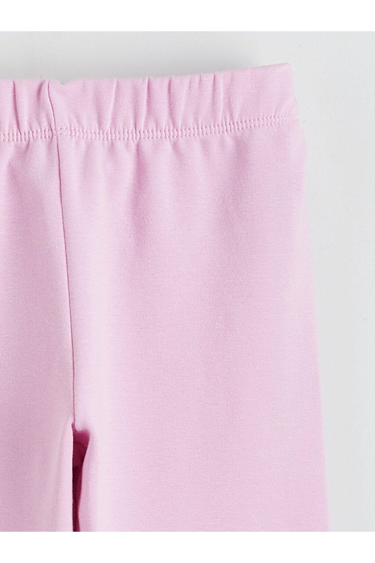 LC Waikiki Lila Beli Lastikli Kurdele Detaylı Kız Çocuk Tayt 2'li fotoğrafı 3 (önizleme)