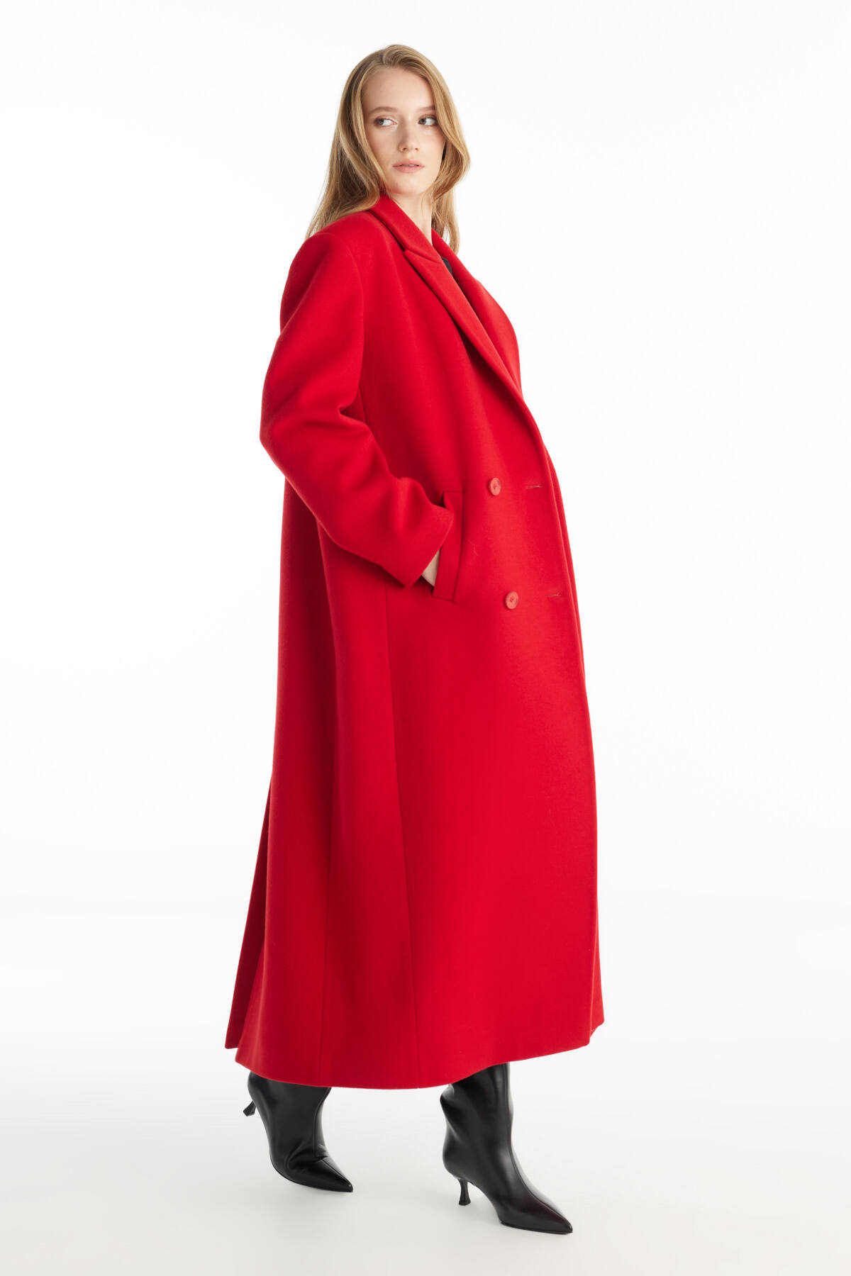 Ted Baker  Palto, 40, Kırmızı - Görsel 3