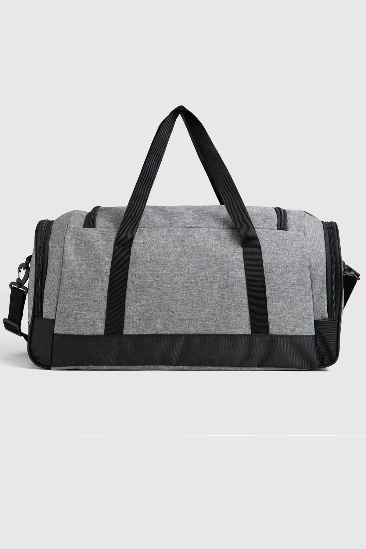 Fiyaka  Nil-12 SPOR ÇANTASI AYAKKABI BÖLMELİ SEYAHAT ÇANTASI EL VALİZİ GYM SPOR SALONU GRİ - Görsel 6