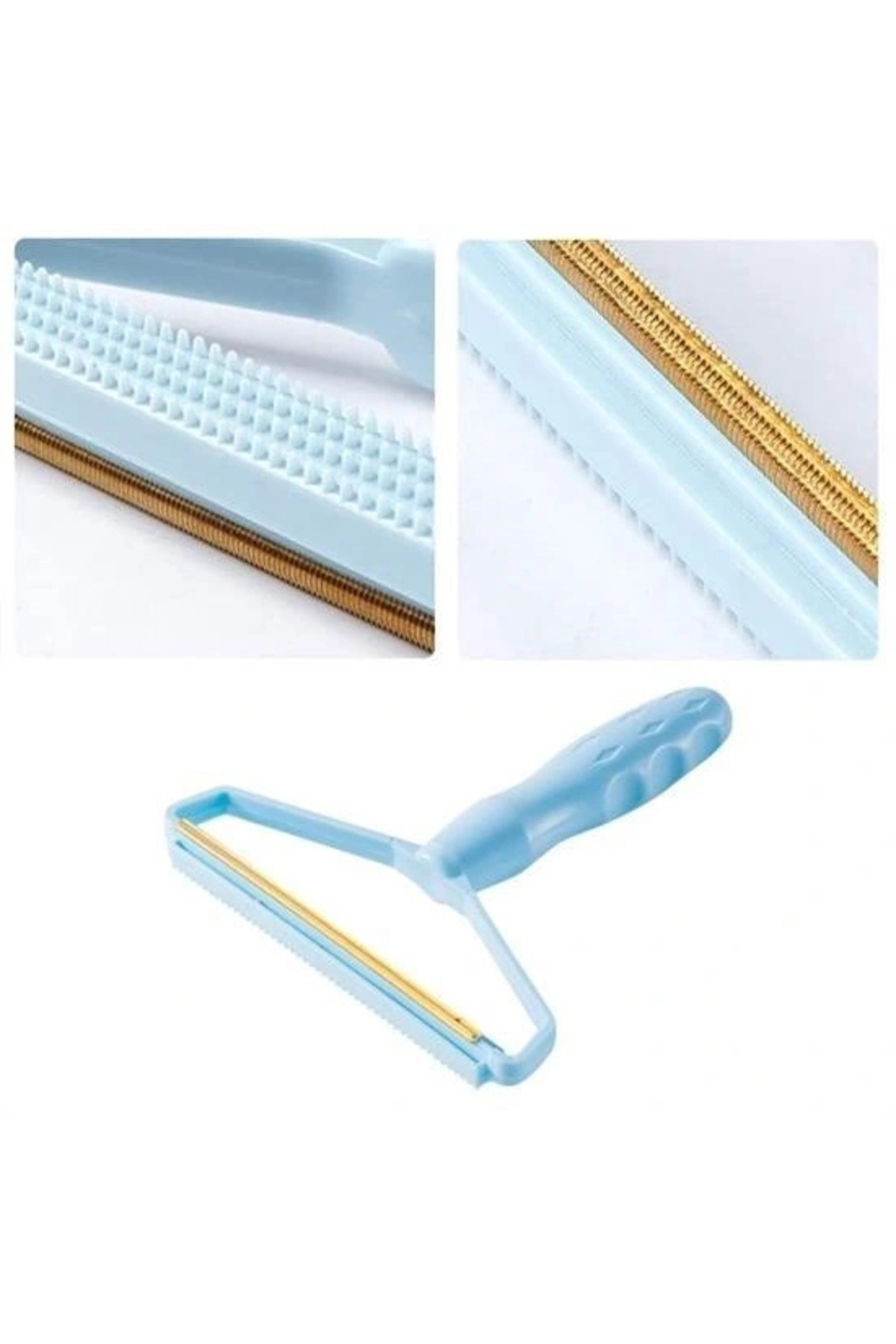 Marsilyan İEG® Çift Taraflı Elbise Kazak Plastik Kumaş Tüy Alma ve Tiftik Temizleyici Toplayıcı Taşınabilir