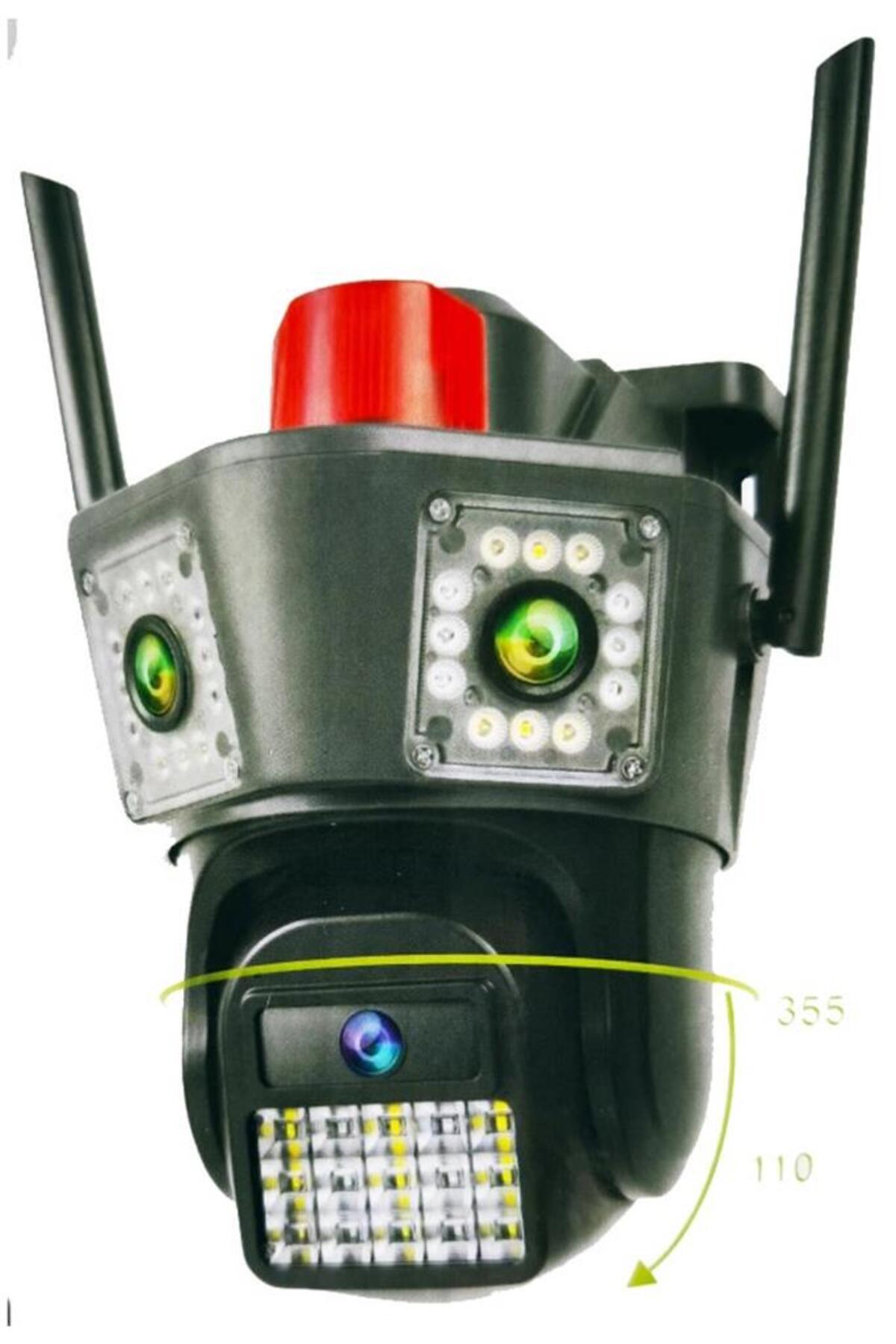 APRONX APX-WPG490 9Mp 3.6mm Üç Kamera 42 Led Wifi PTZ