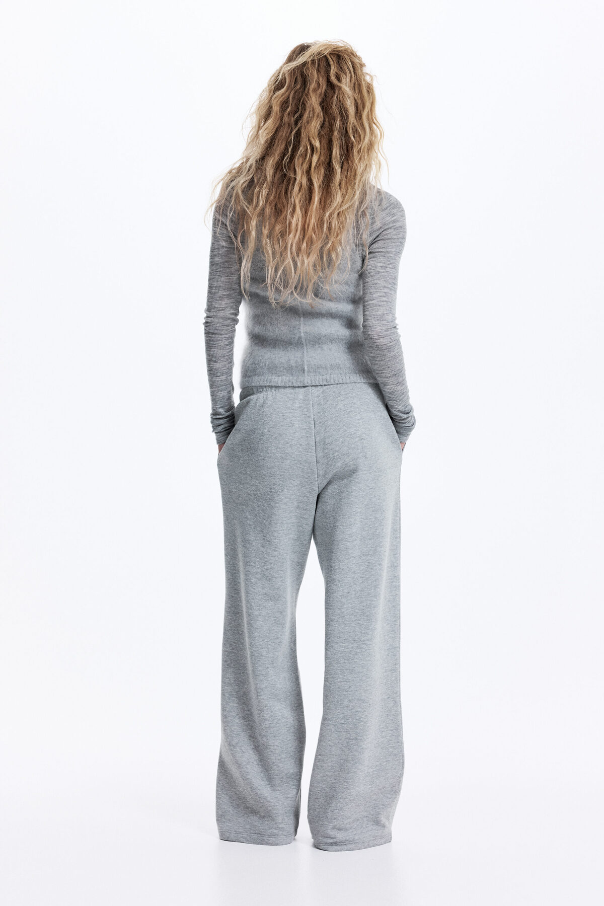 H&M  Geniş Jogger Pantolon - Görsel 4