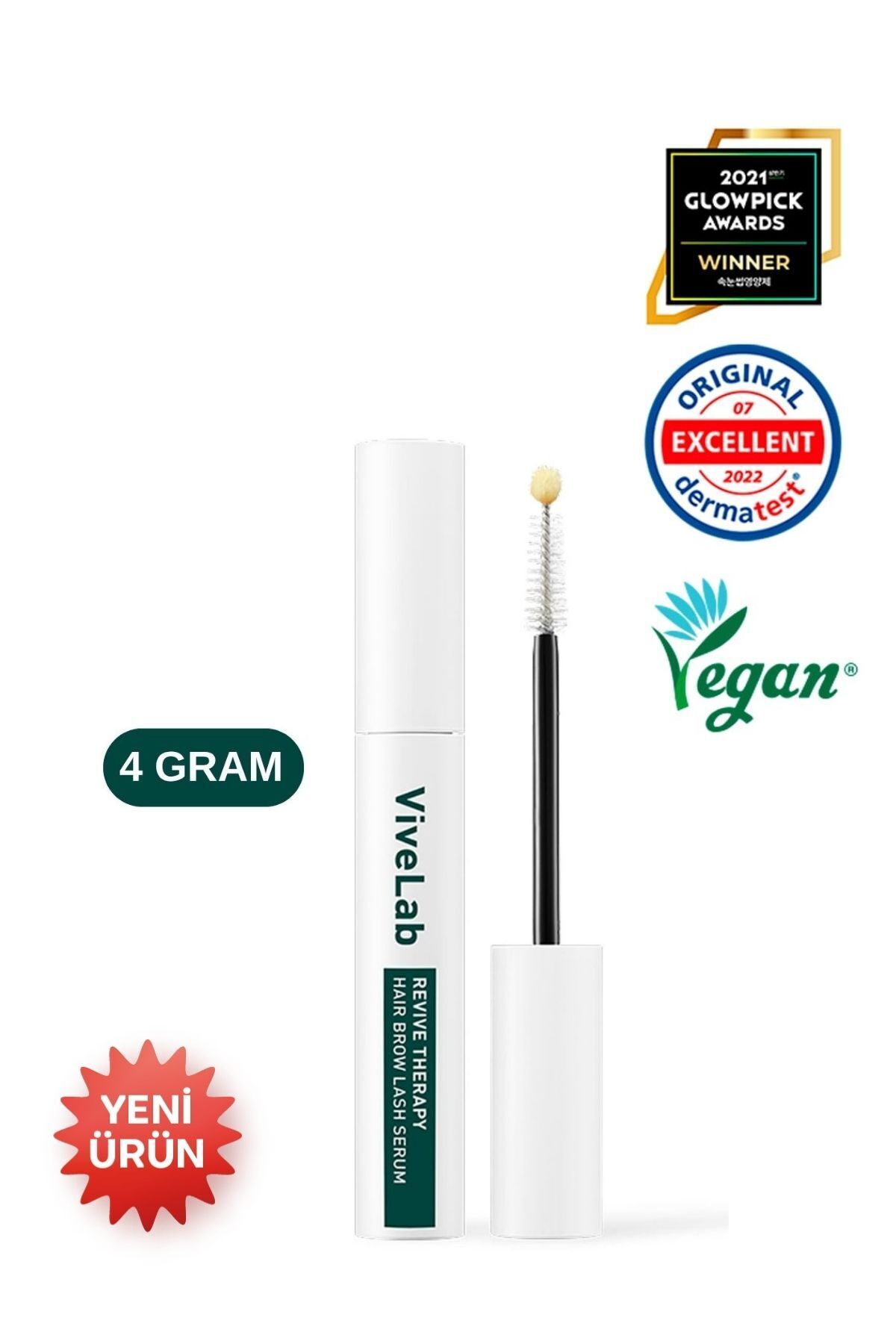 ViveLab Revive Therapy Hair Brow Lash Serum 4 gr / Besleyici Kirpik, Kaş ve Saç Çizgisi Serumu