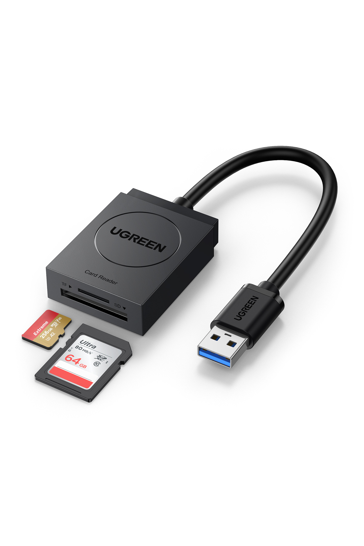 Ugreen 2-in-1 USB 3.0 SD/TF Kart Okuyucu, 20250