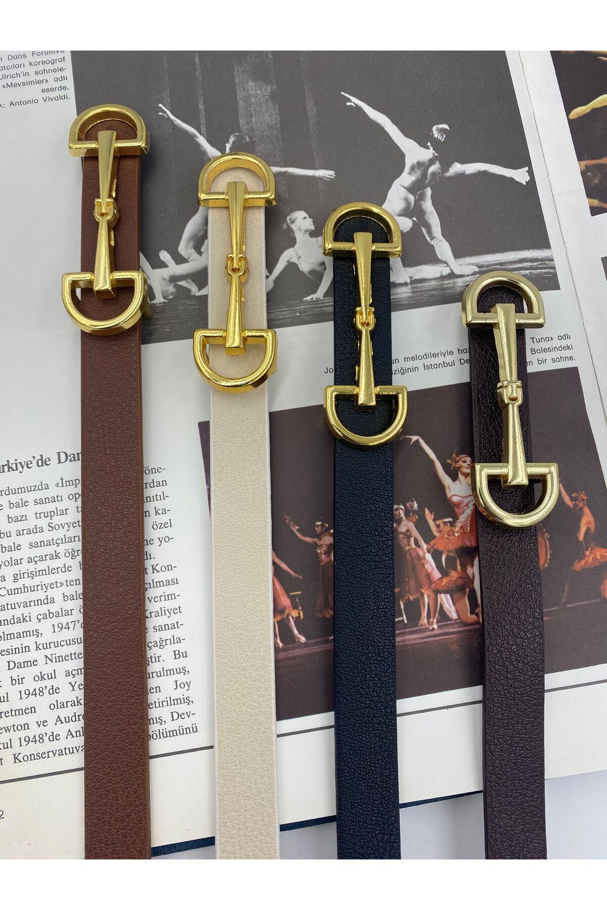 Genel Markalar  1,5cm 4'lü trend kadın pantolon kemeri, elbise kemeri, ceket kemeri - Görsel 2