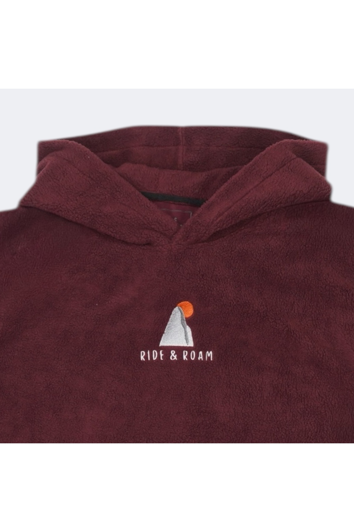 Hoodie Unisex Mountain Sherpa / Pompeii — زرشکی TYCD32BFC32A277500 — تصویر 6 از 6