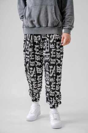 Gerusta Erkek Japons Desenli Yarım Şalvar Pantolon