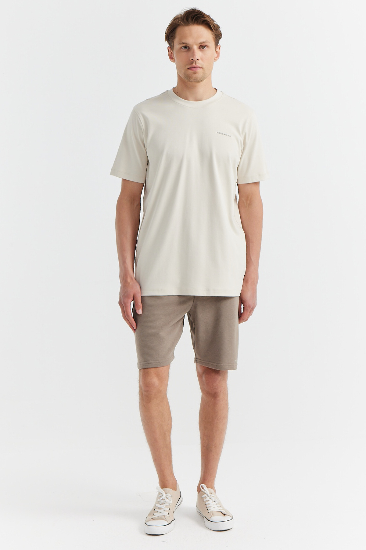 PAULMARK  Erkek Beli Bağlamalı Şort - Görsel 7