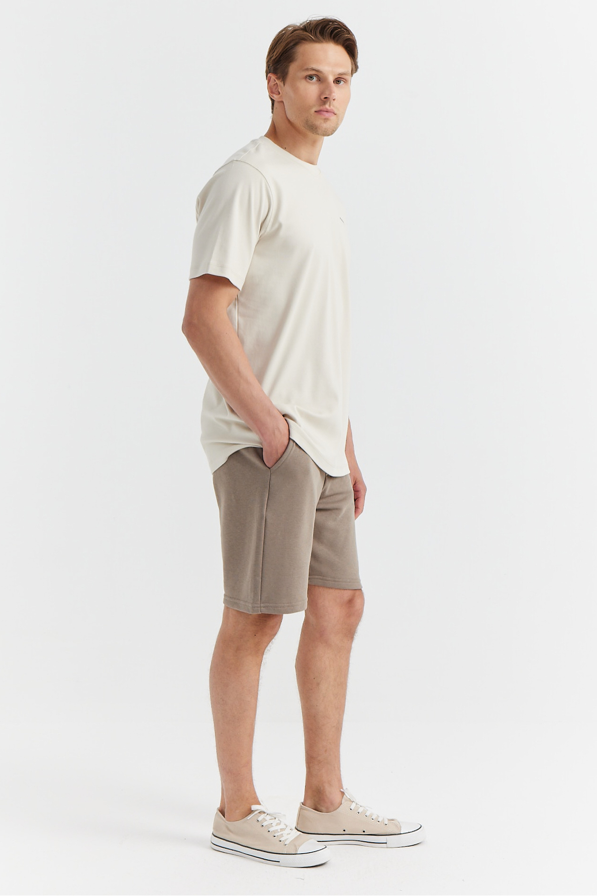 PAULMARK  Erkek Beli Bağlamalı Şort - Görsel 3