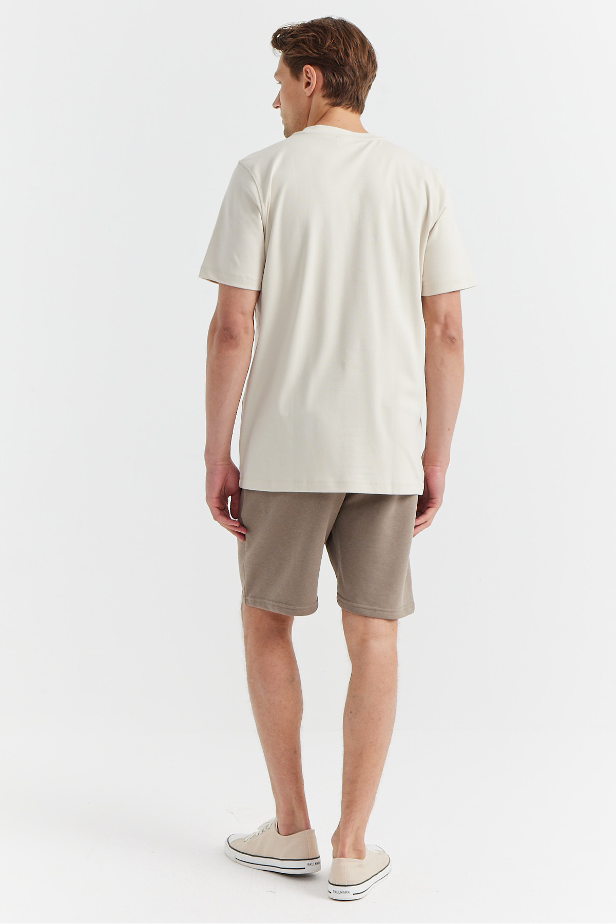 PAULMARK  Erkek Beli Bağlamalı Şort - Görsel 6