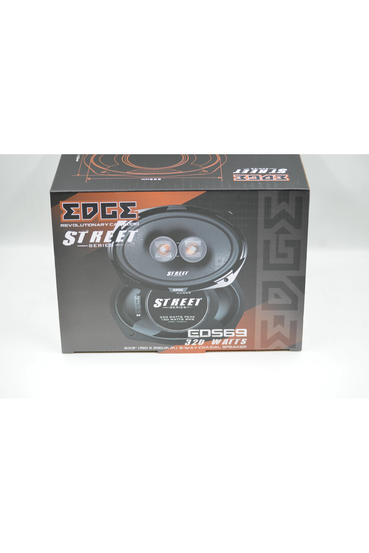 Edge Oval Hoparlör – EDS69 320w 160RMS - Street Tweeterli , Kayık