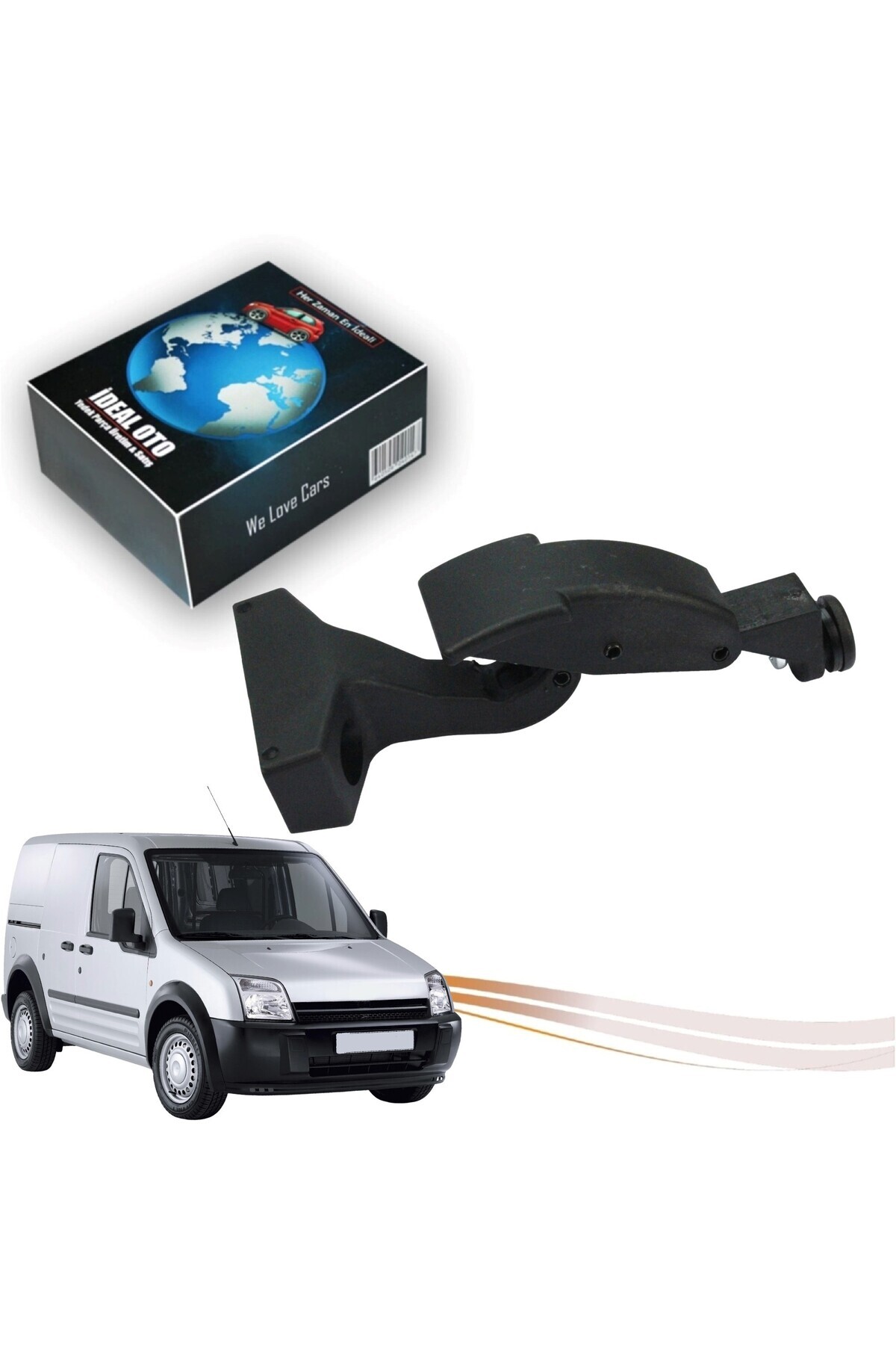 İDEAL OTOMOTİV Ford Connect 2002–2013 Arka Kelebek Cam Mandalı – OEM 512874766 Uyumlu