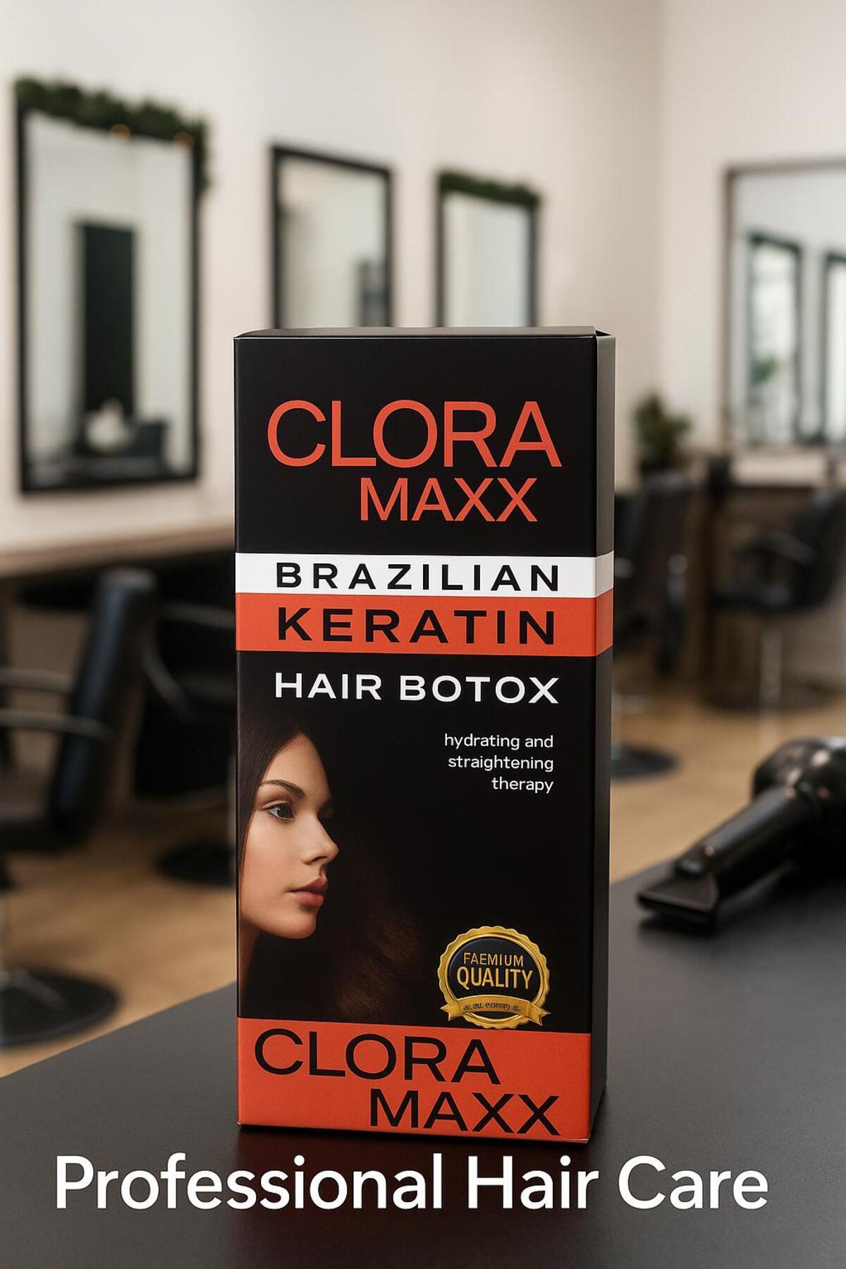 Cloramaxx Besleyici Onarıcı Brazılan Keratin Botoks Etkili Yoğun Saç Bakım terapyi 1000 ml — crola01