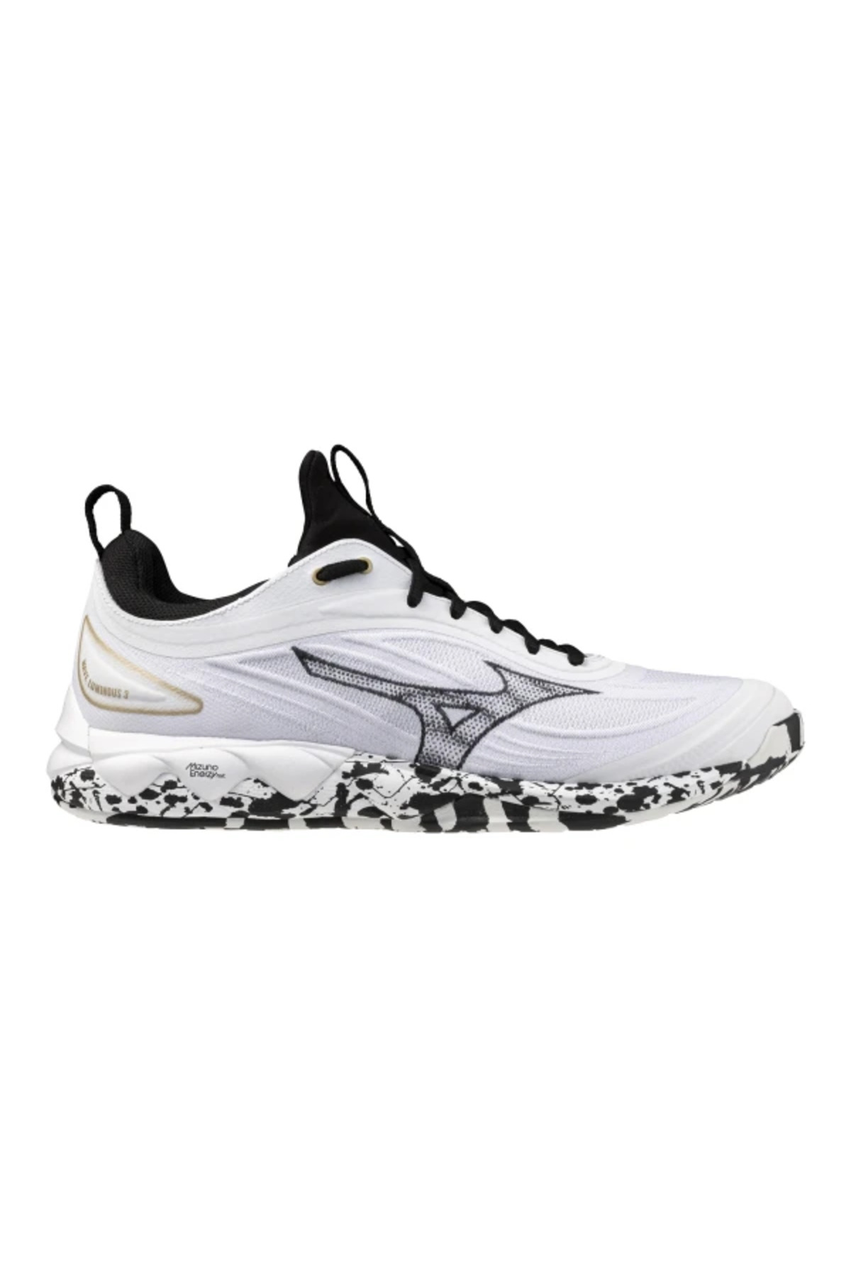LUMINUS （ルミナス）3点セット オーシャン　ブレイズ　グロッシー Mizuno Wave Luminous 3 Unisex Voleybol Ayakkabısı Beyaz / Desenli