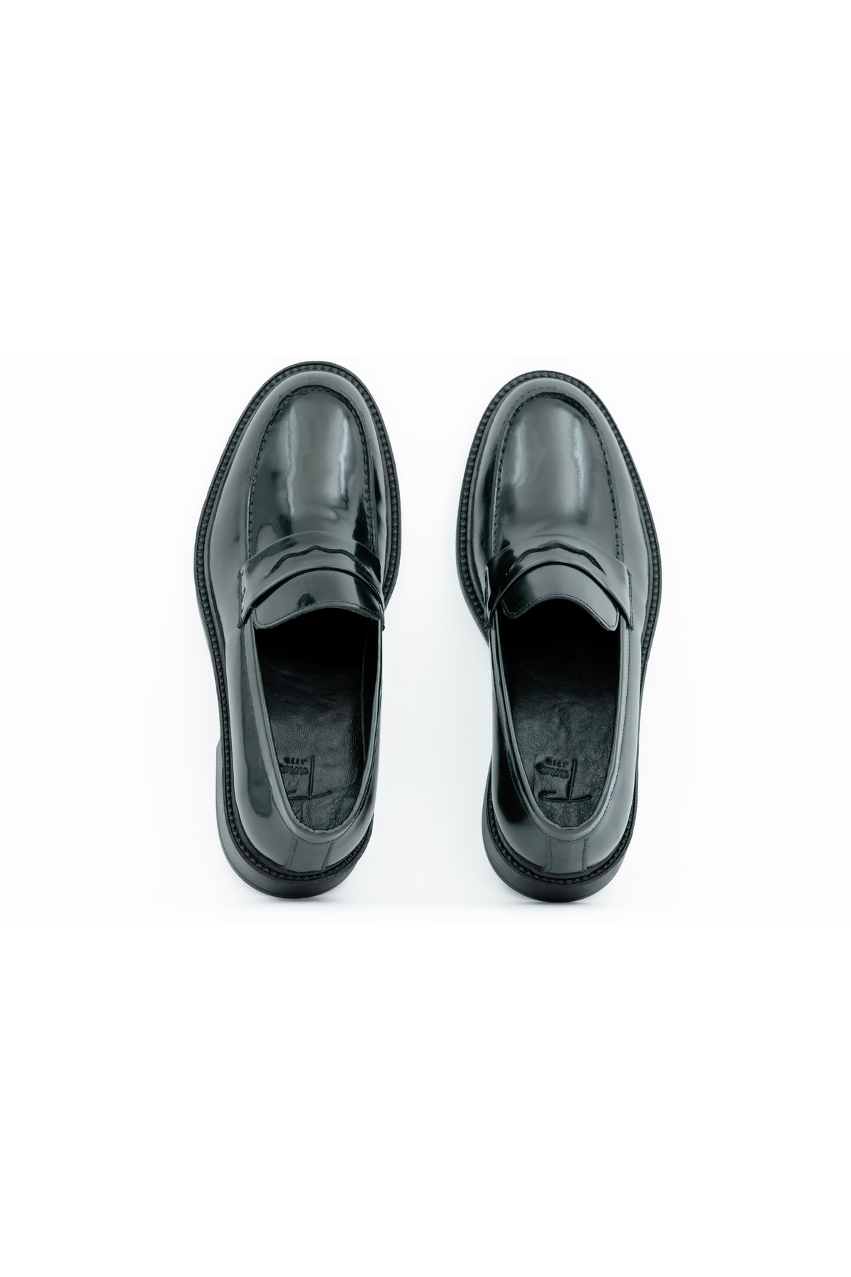 Tuna Hakiki Açma Deri Kauçuk Taban Loafer Model Erkek Ayakkabı - L2804 görsel 4