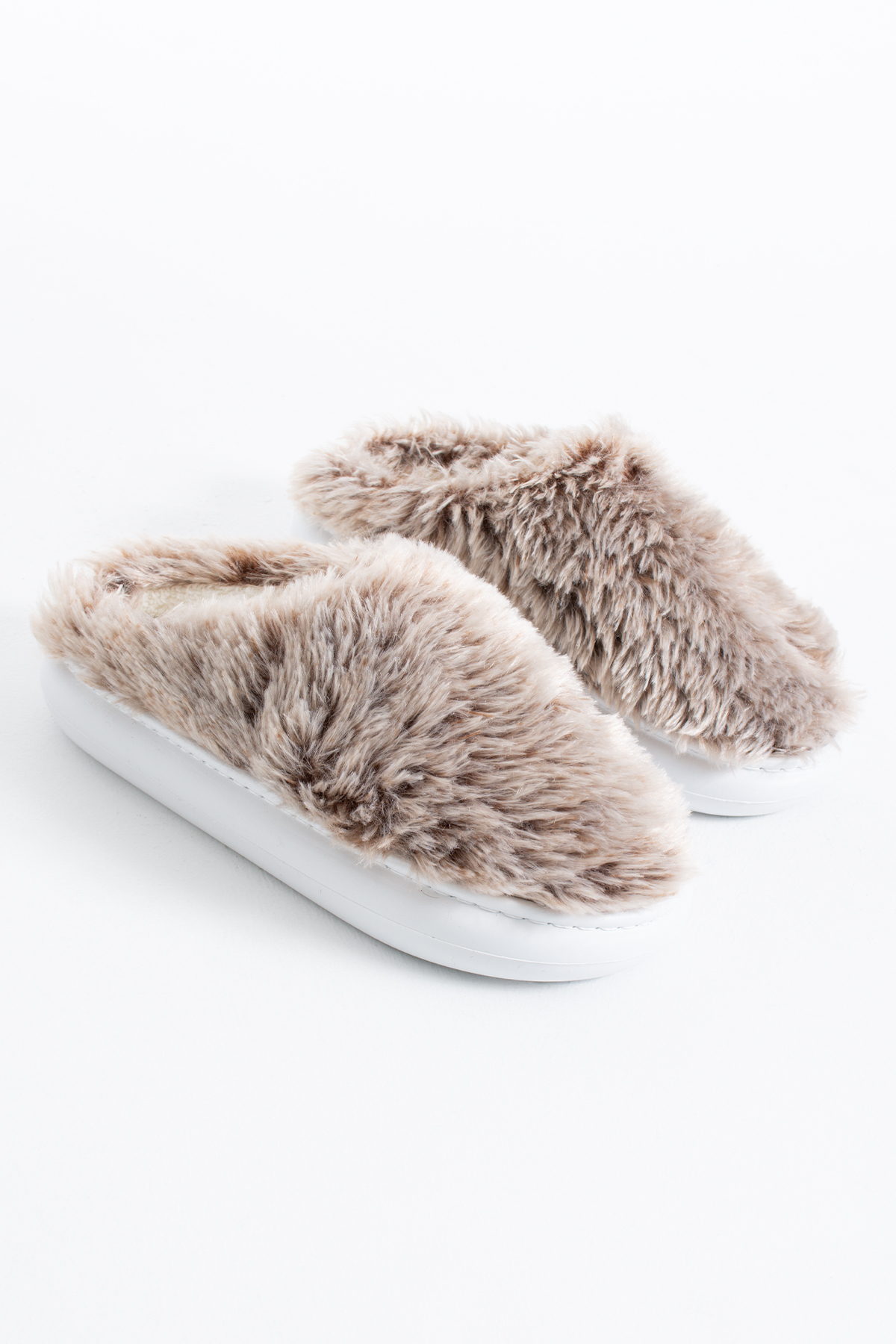 Polomia Comfort Kadın Panduf Yumaşak Eva Taban Kışlık Terlik görsel 4
