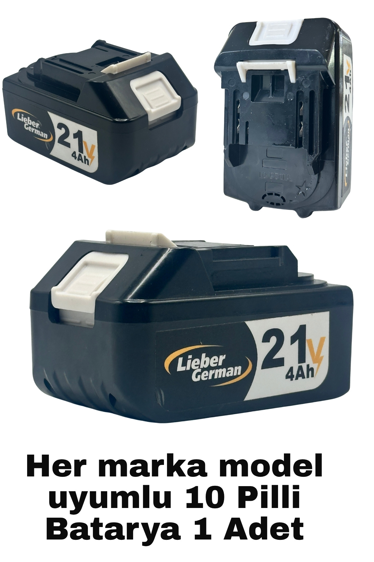 Lieber German Ve Diğer Tüm Marka Modellere Uyumlu 10 Pilli Batarya Akü Setlere uyumlu