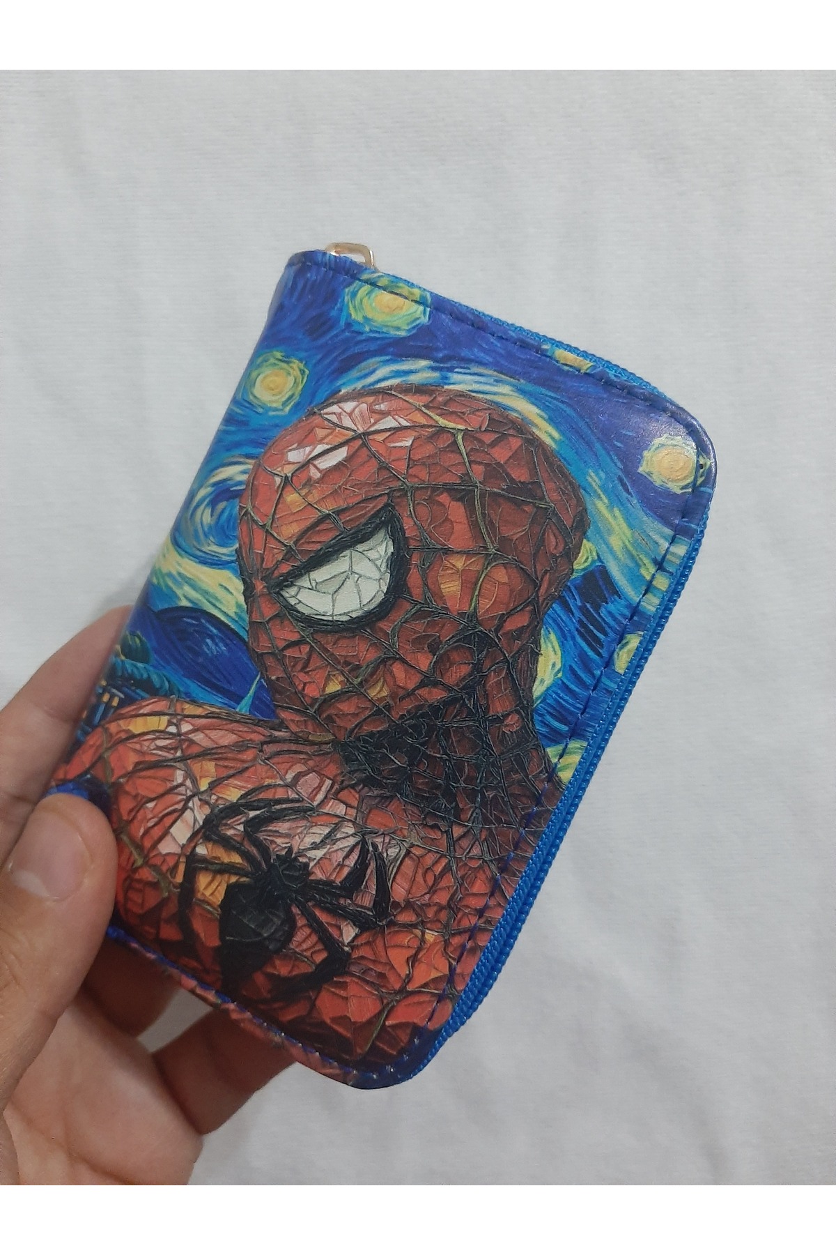 OWLBAG COMPANY OWL BAG spider art Desenli tasarım suni deri cüzdan
