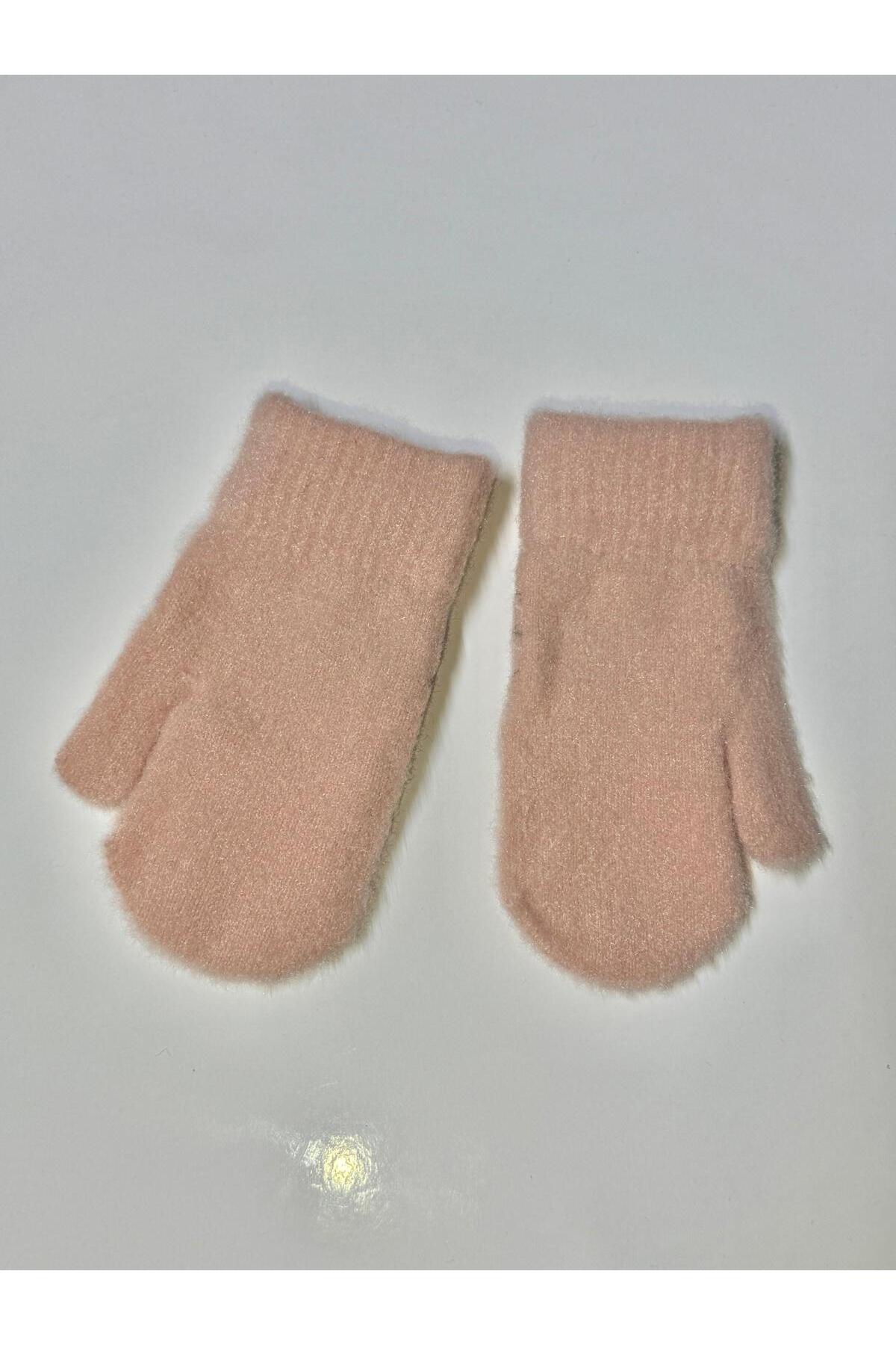 JHTshop Bebek tek parmak yumuşak peluş eldiven Ayıcık desenli fotoğrafı 3 (önizleme)
