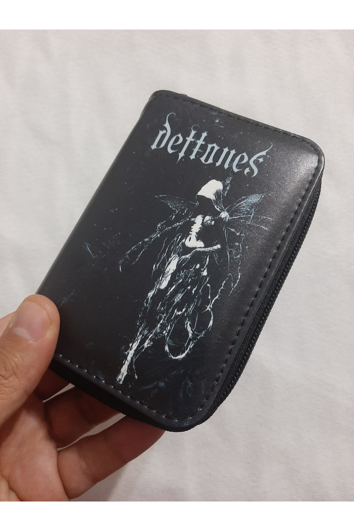 OWLBAG COMPANY OWL BAG deftones gotik Desenli tasarım suni deri cüzdan