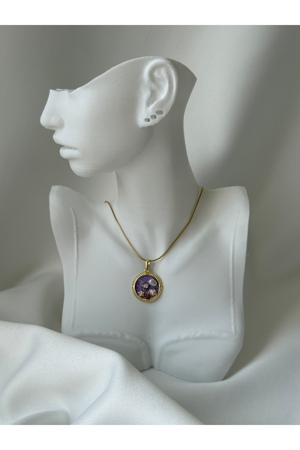 Zincir Çiçek Kolye 1